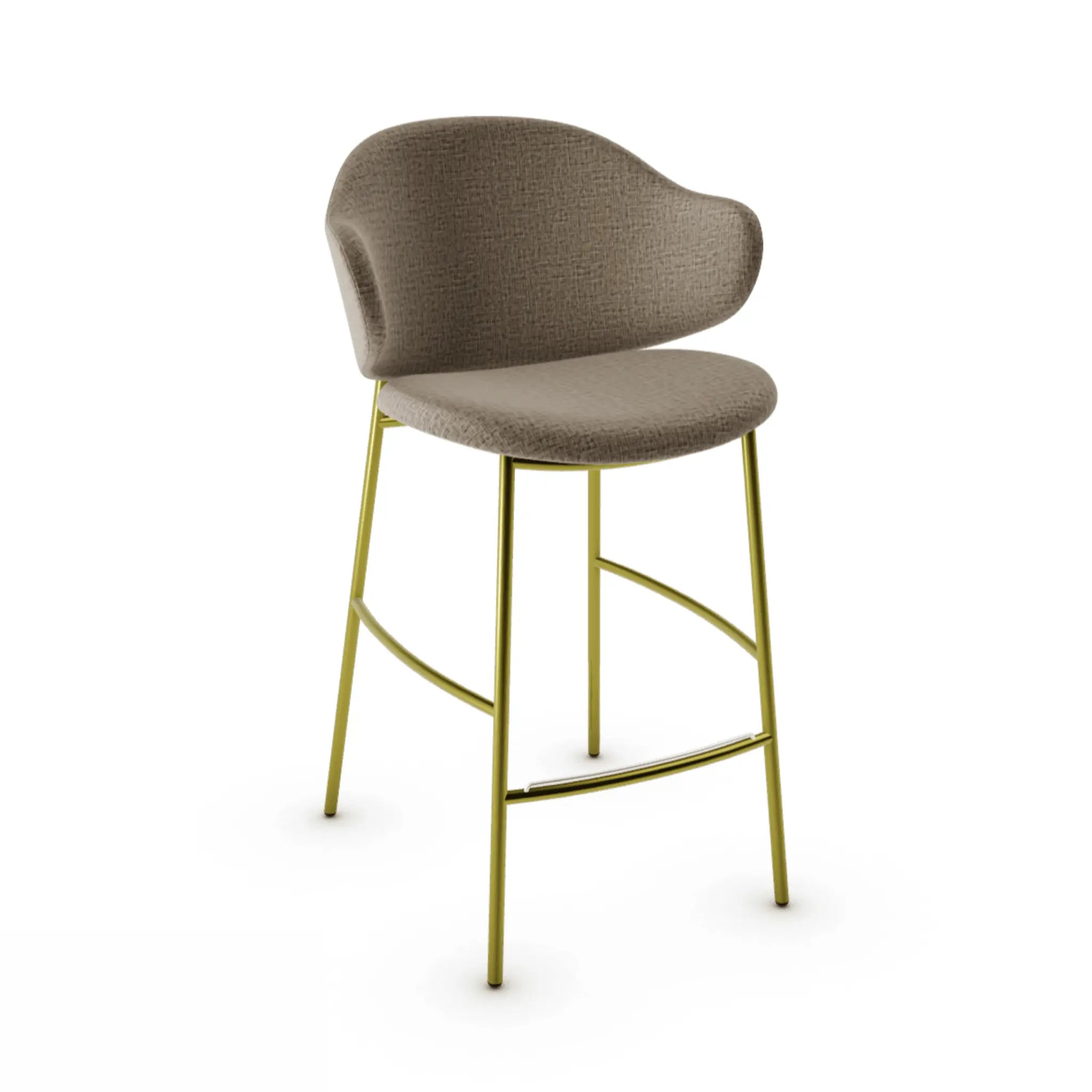 Hoker HOLLY melanż beżowy Calligaris matowy mosiądz Eye on Design