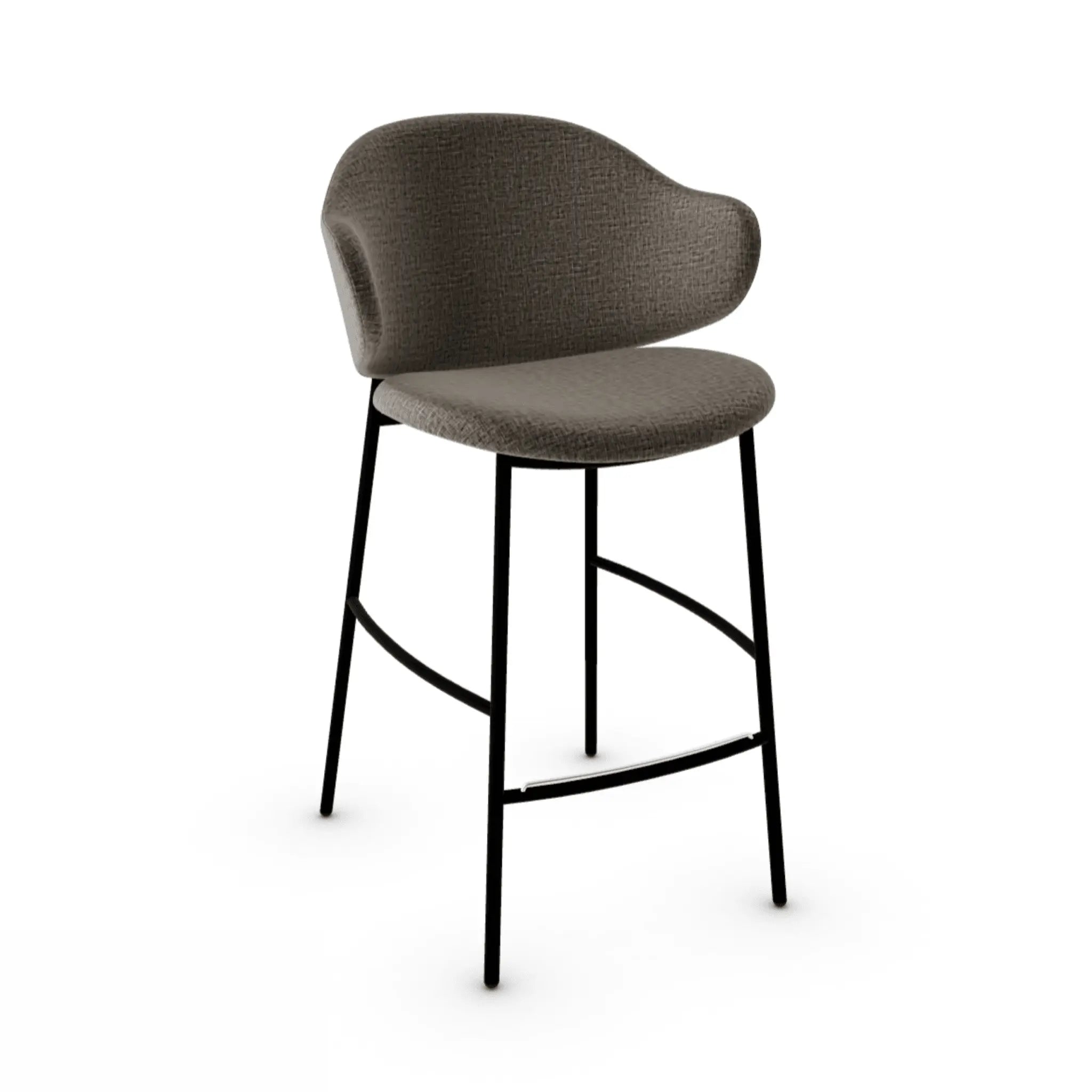 Hoker HOLLY melanż szary Calligaris matowa czerń Eye on Design