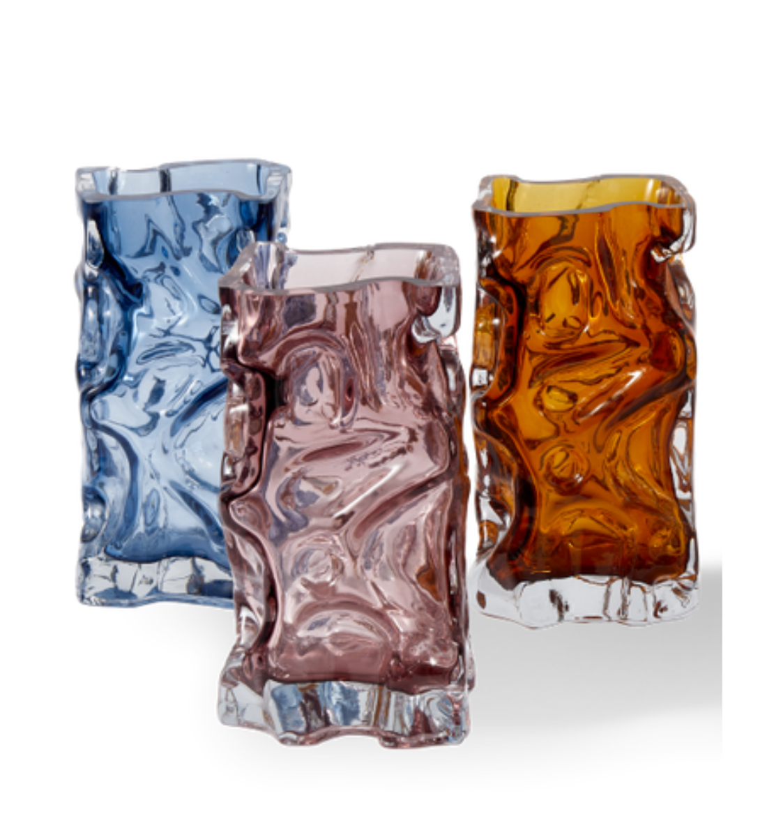 ICE Vase dunkelblau