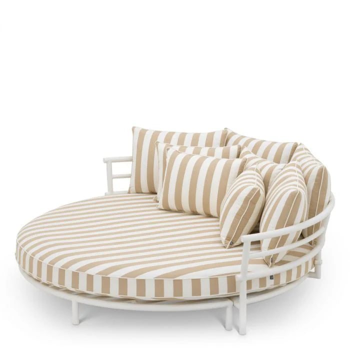 LAGUNO Outdoor Sofa White with Cream