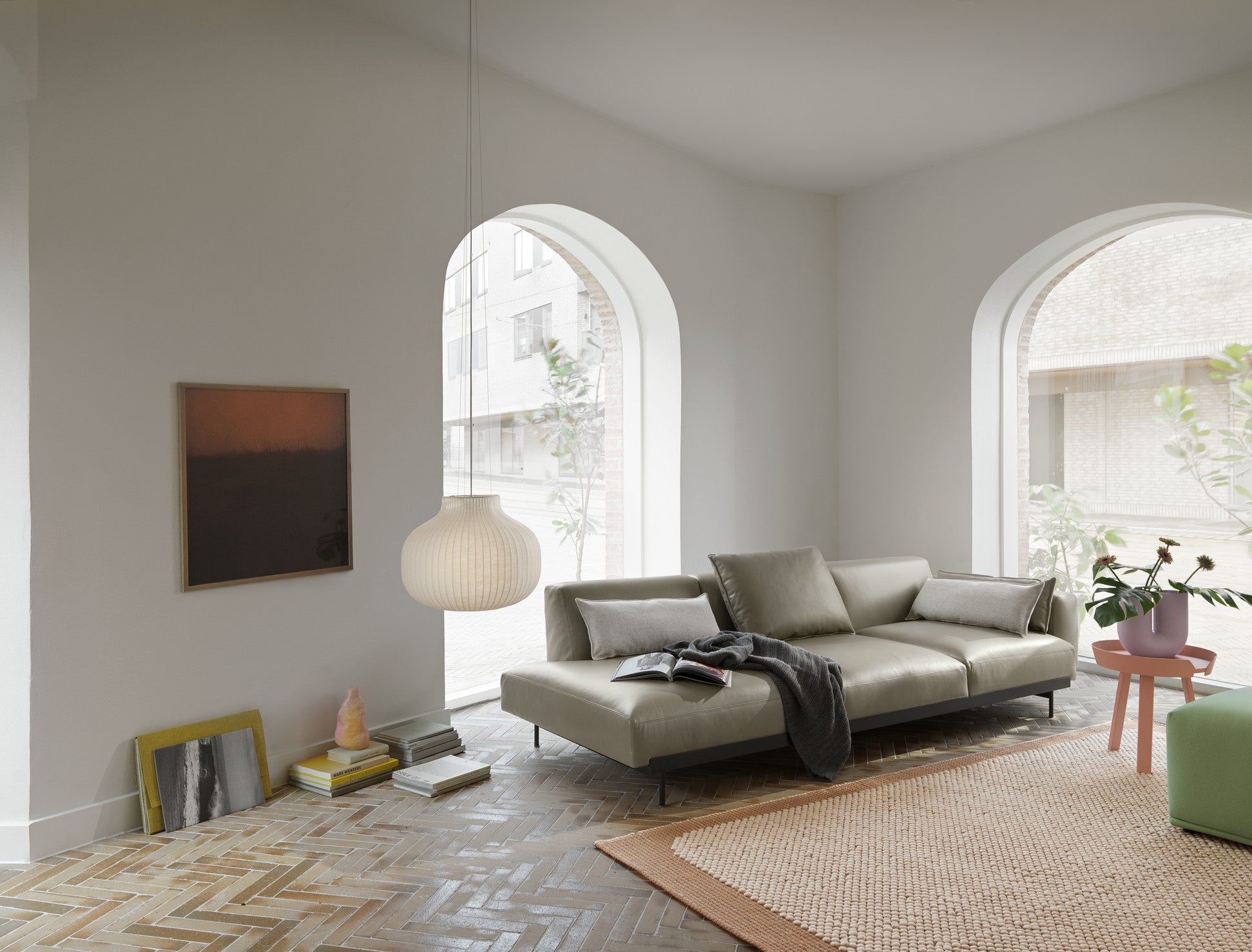 3-Seater Open Right-Facing Sofa IN SITU Upholstered