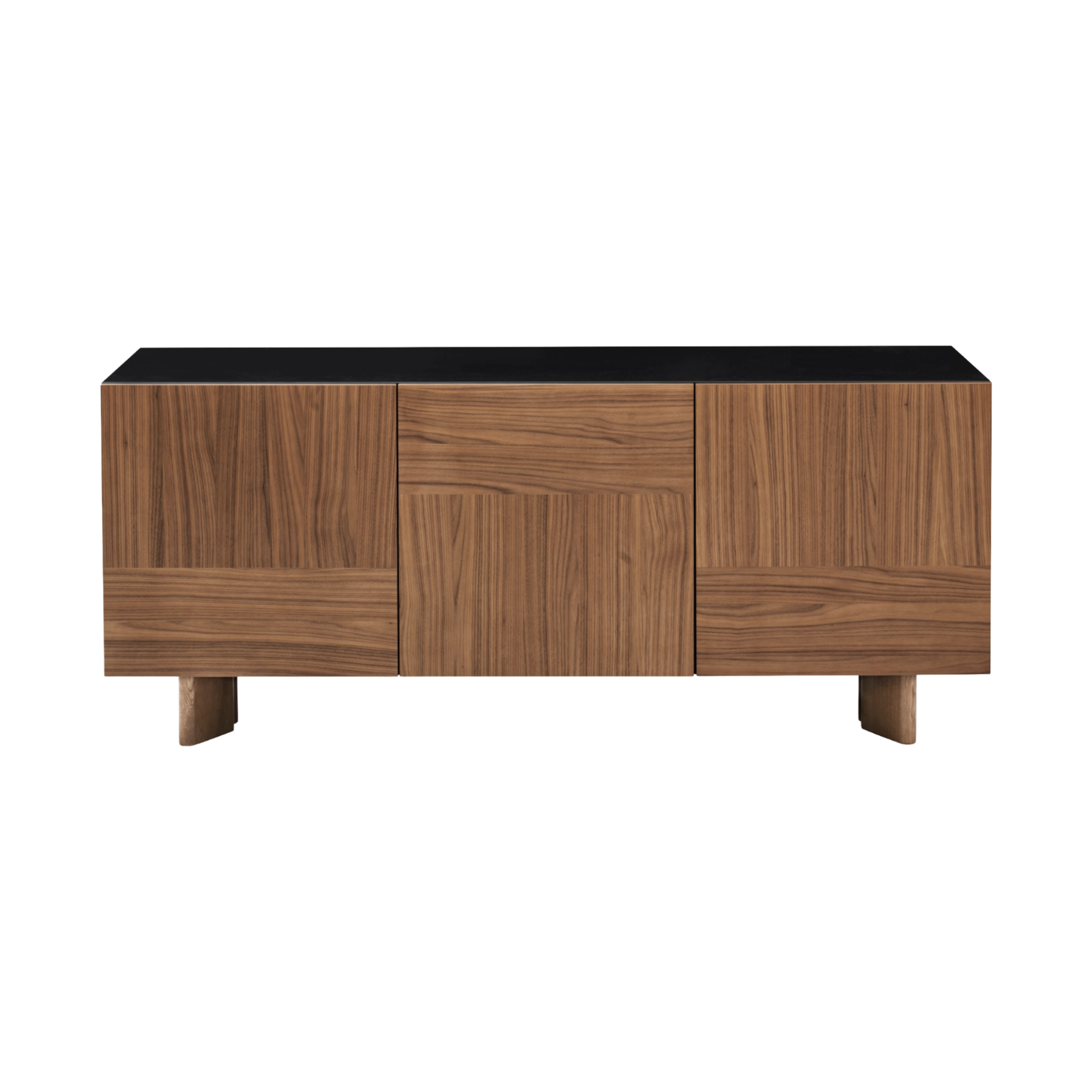 Chest of drawers in walnut wood