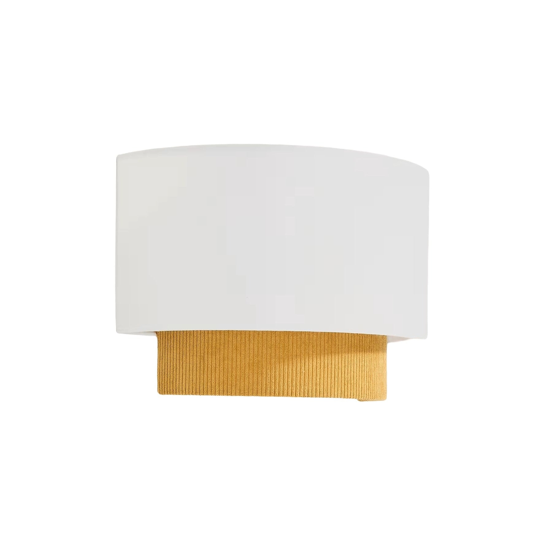 BIANELLA mustard wall lamp with white