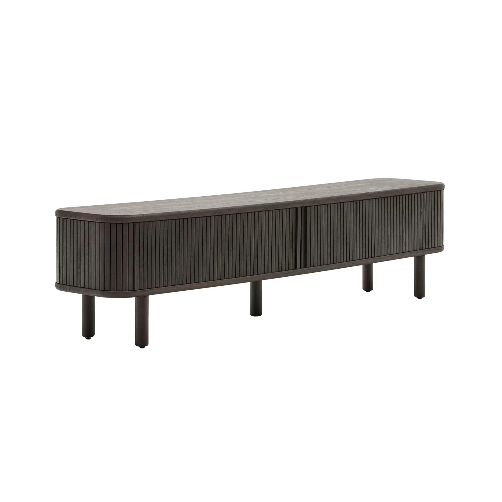 RTV-Sideboard MAILEN dunkle Esche-Furnier