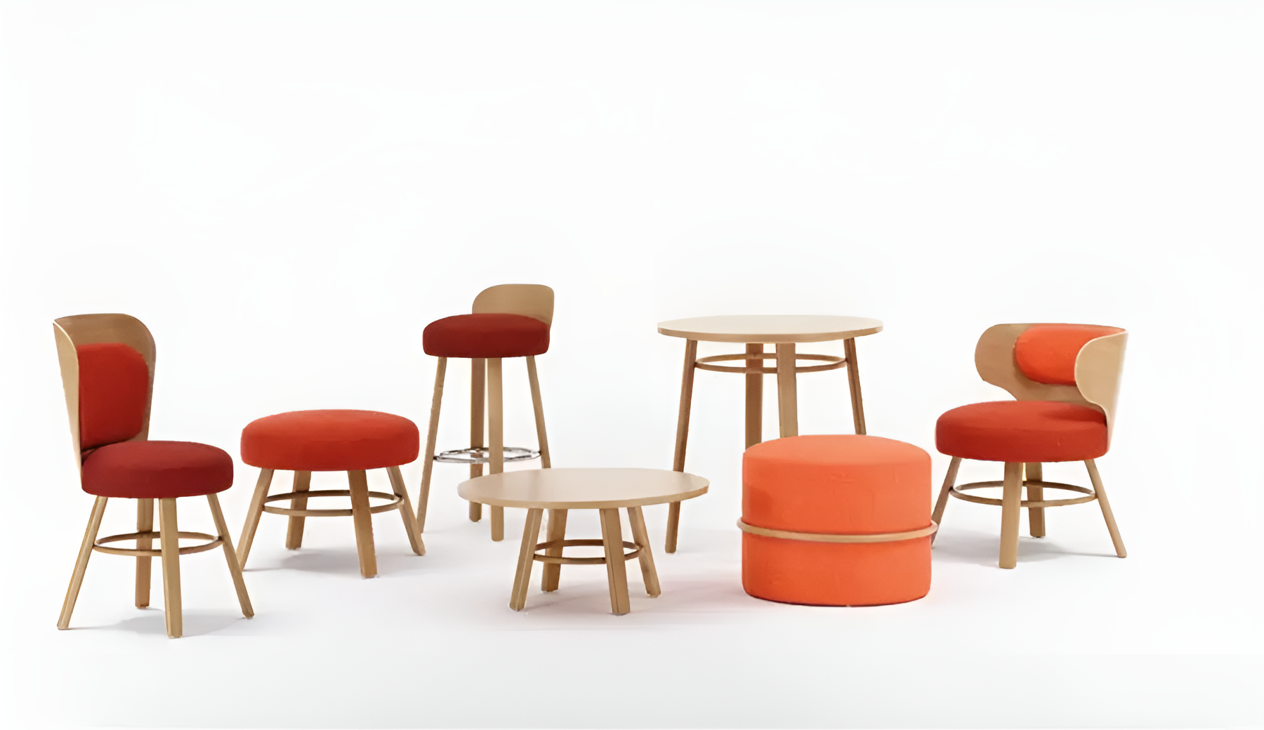 Hocker K2 H-2220 Buchenholz