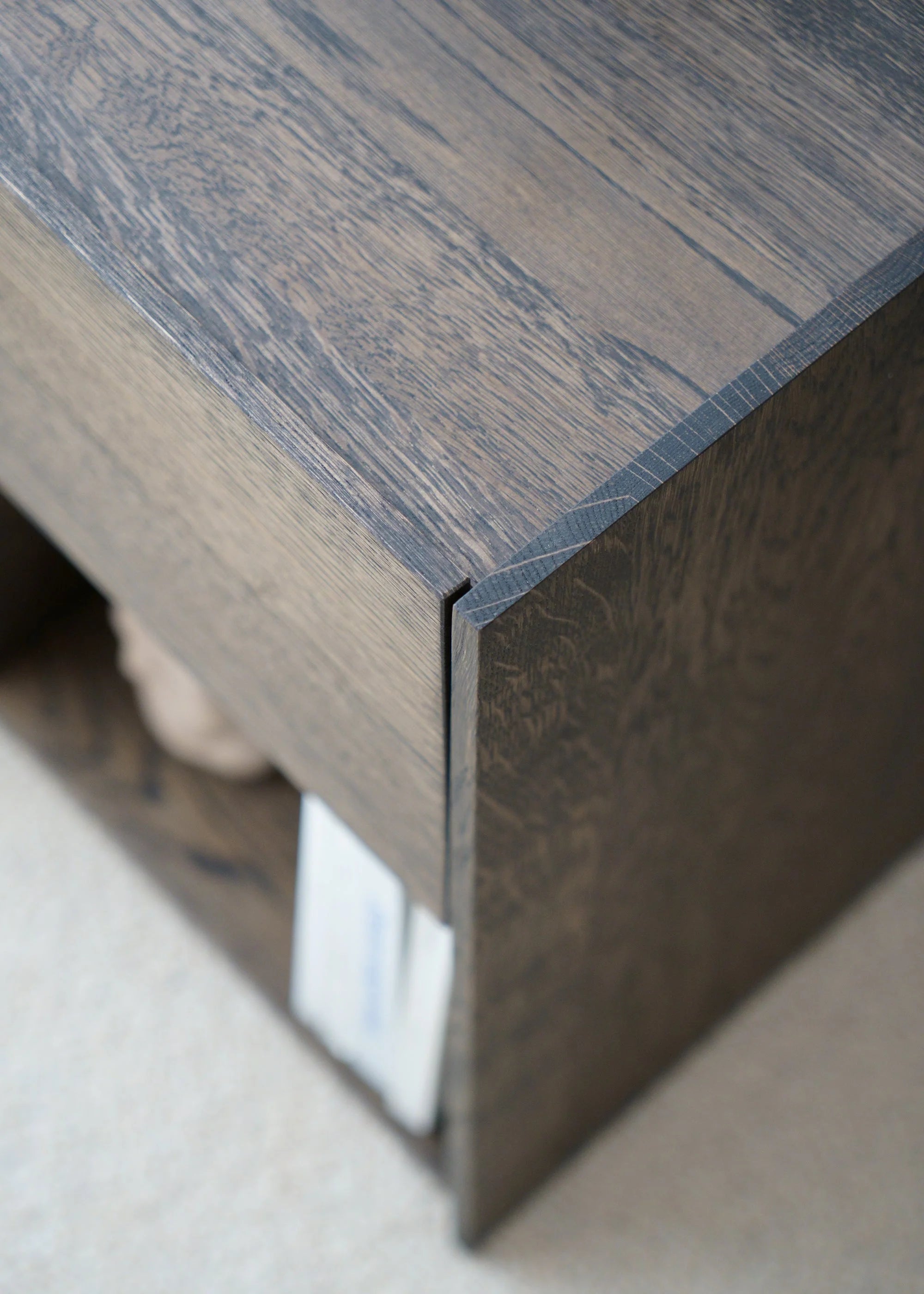 KARI Nightstand in Ebony Oak Wood