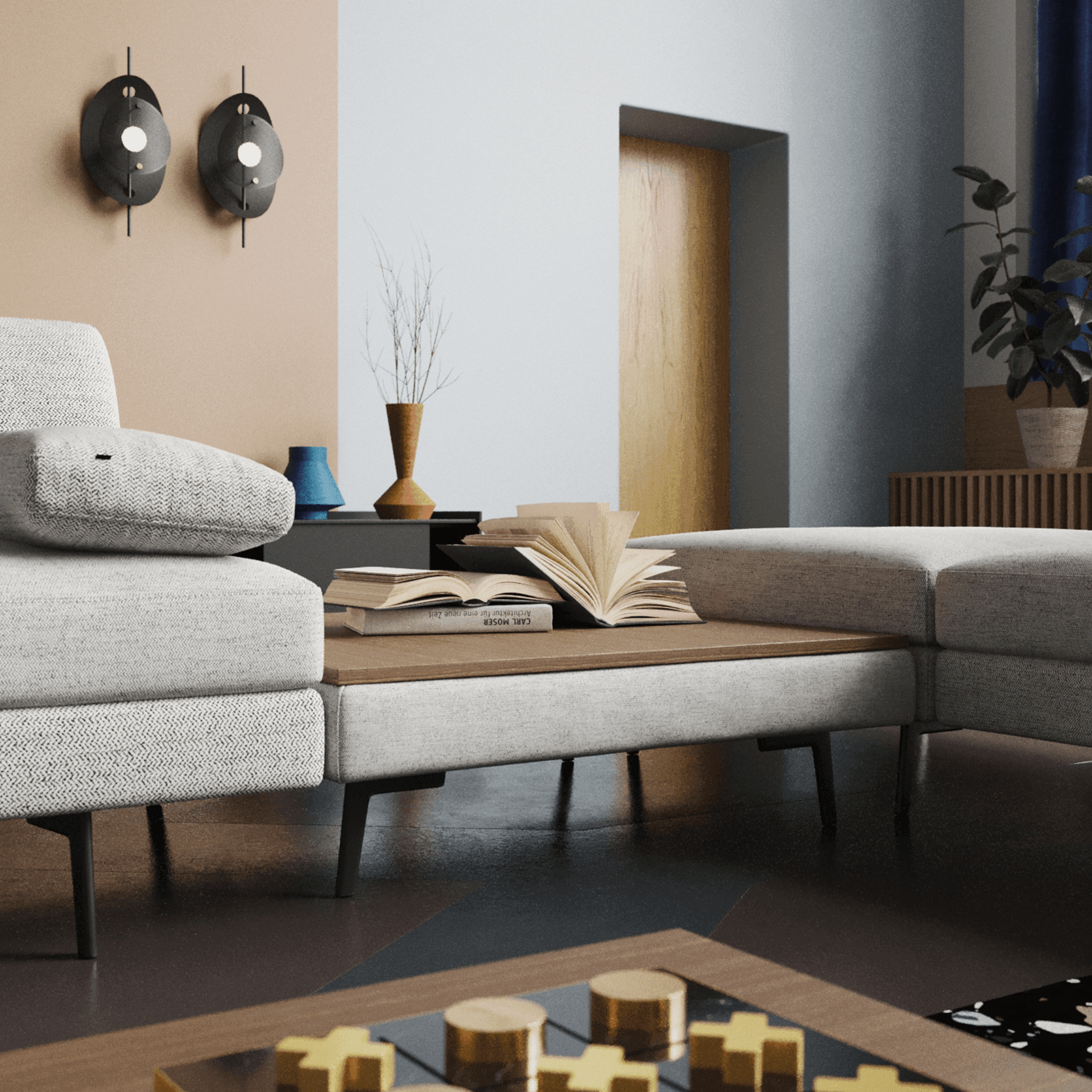 Kinkiet COROLLE brązowy Liu Jo Living Eye on Design