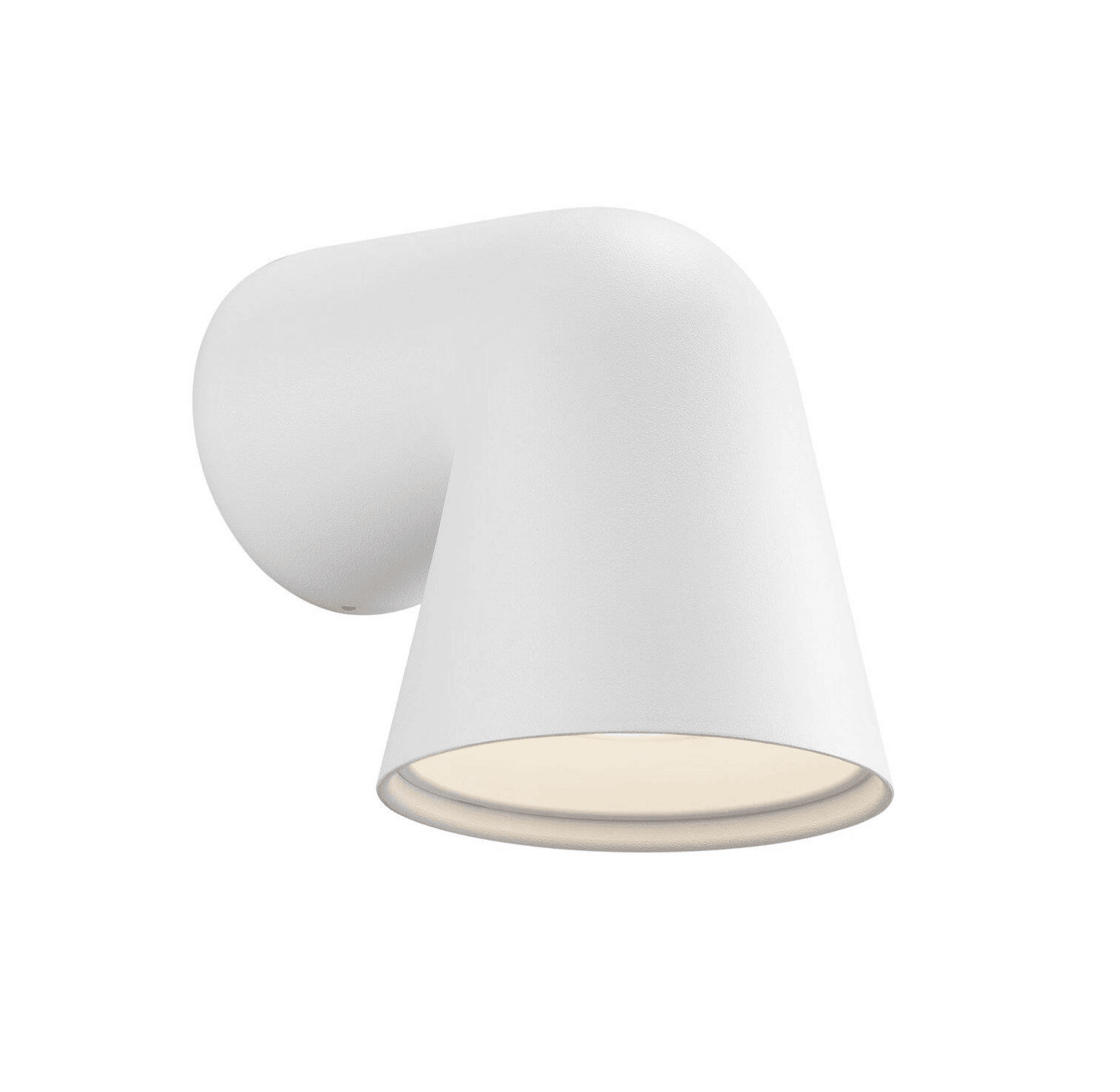 Wandlampe Front Eins Weiß