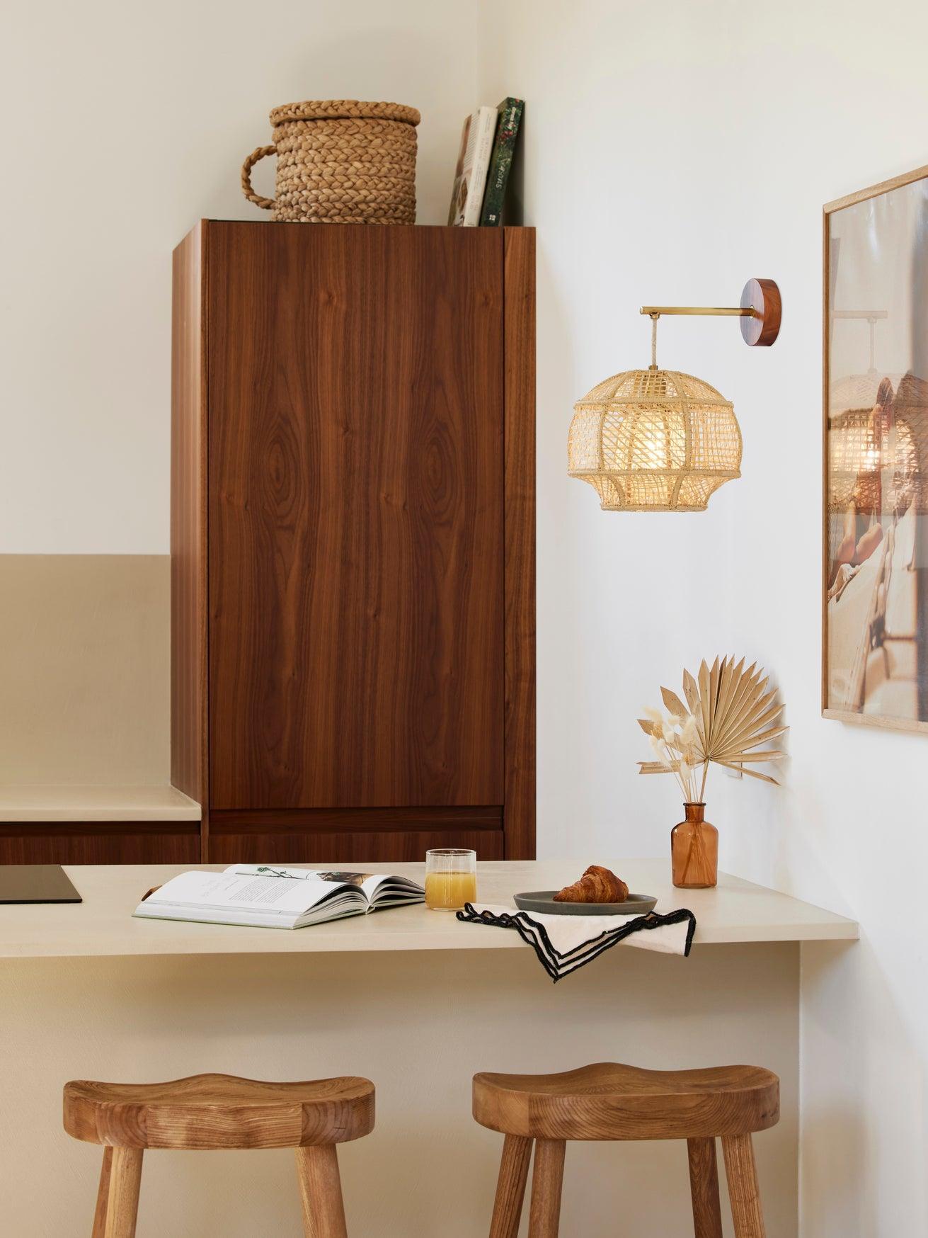 Kinkiet ODYSSEE rafia Market Set Eye on Design