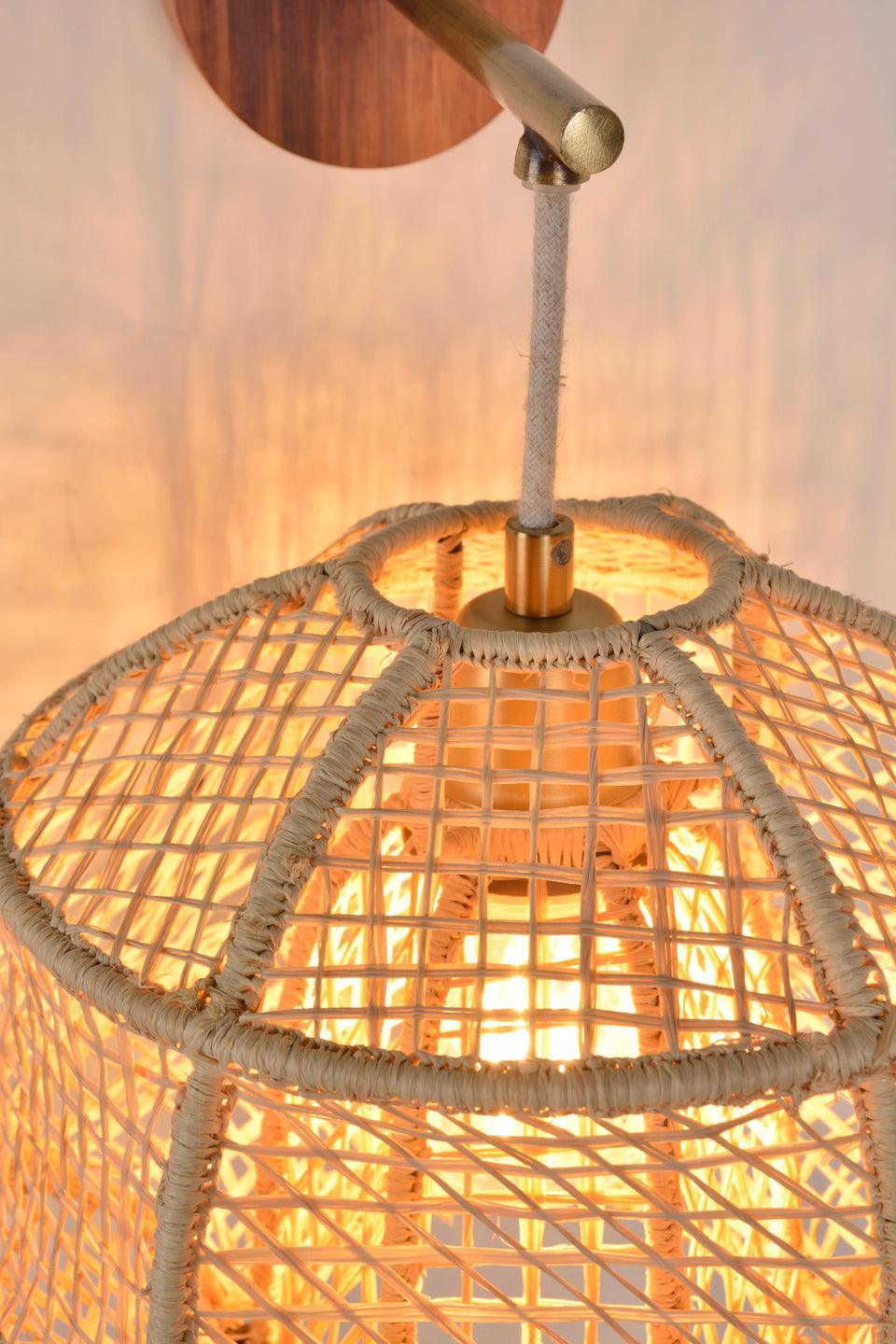 Kinkiet ODYSSEE rafia Market Set Eye on Design