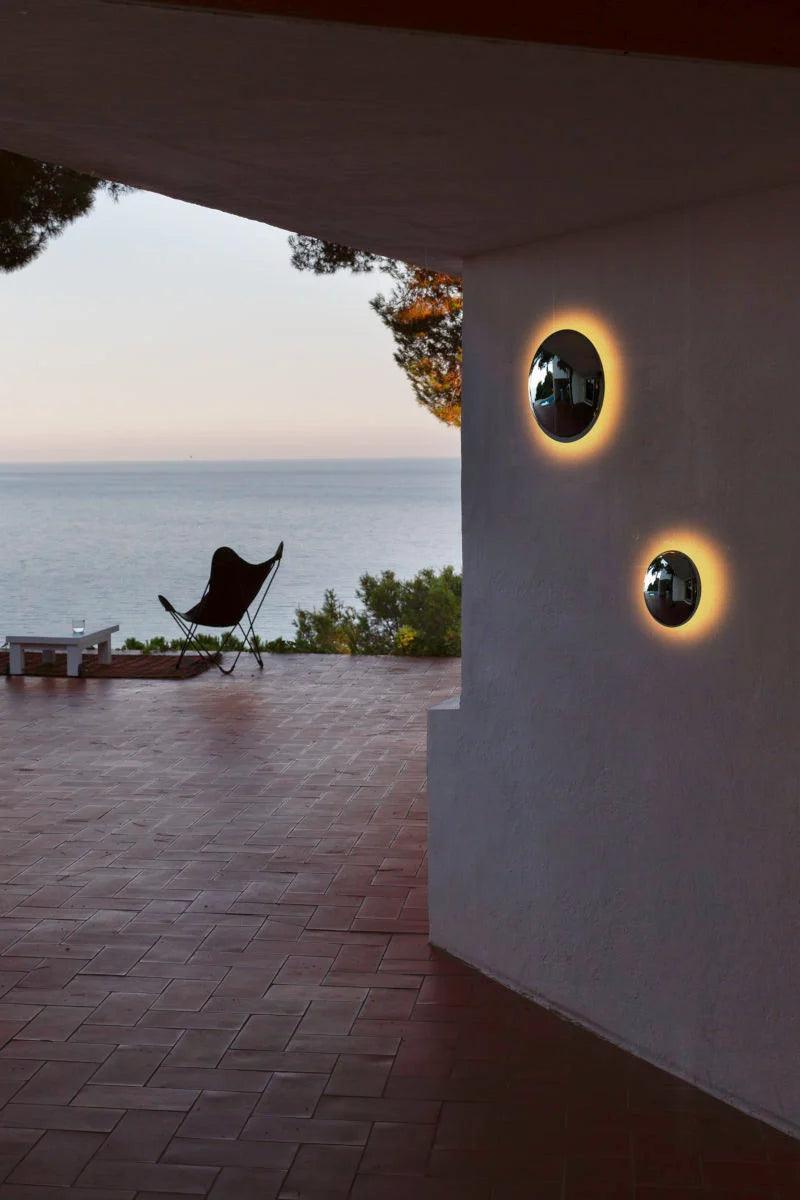 Kinkiet zewnętrzny BABILA stal polerowana Marset Eye on Design