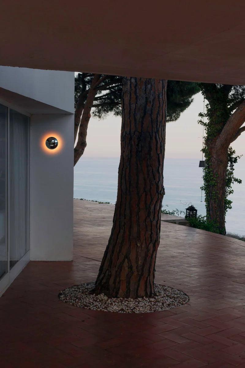 Kinkiet zewnętrzny BABILA stal polerowana Marset Eye on Design