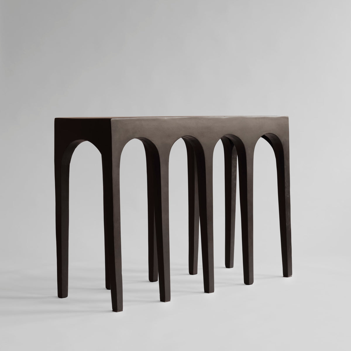 Dark brown Bow console