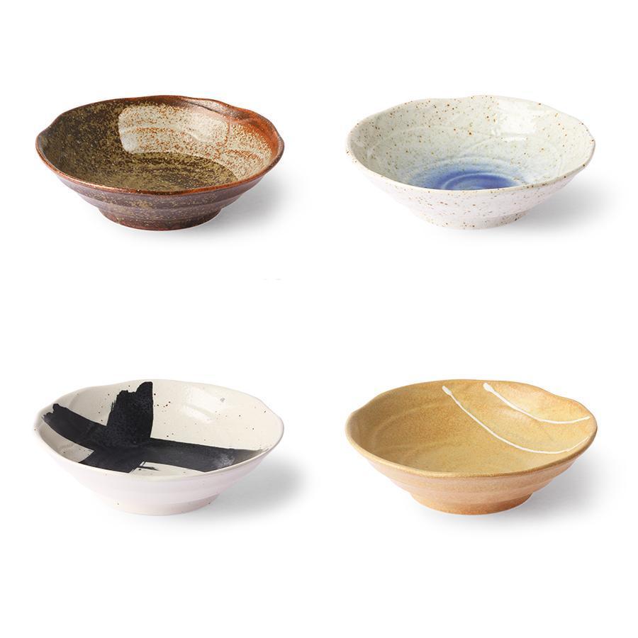 Kolekcja KYOTO zestaw 4 misek HKliving Eye on Design