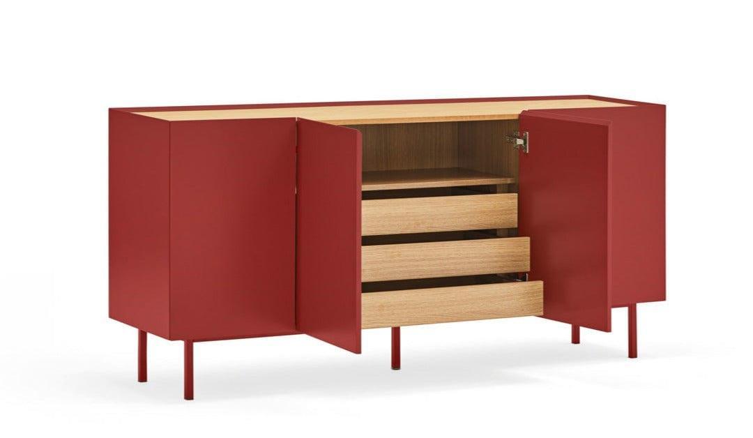 Komoda ARISTA czerwony Teulat Eye on Design