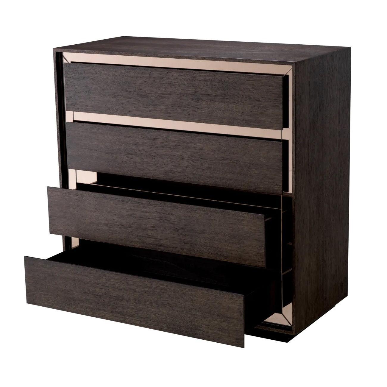 Komoda CABAS brązowy fornir dębowy mokka Eichholtz Eye on Design