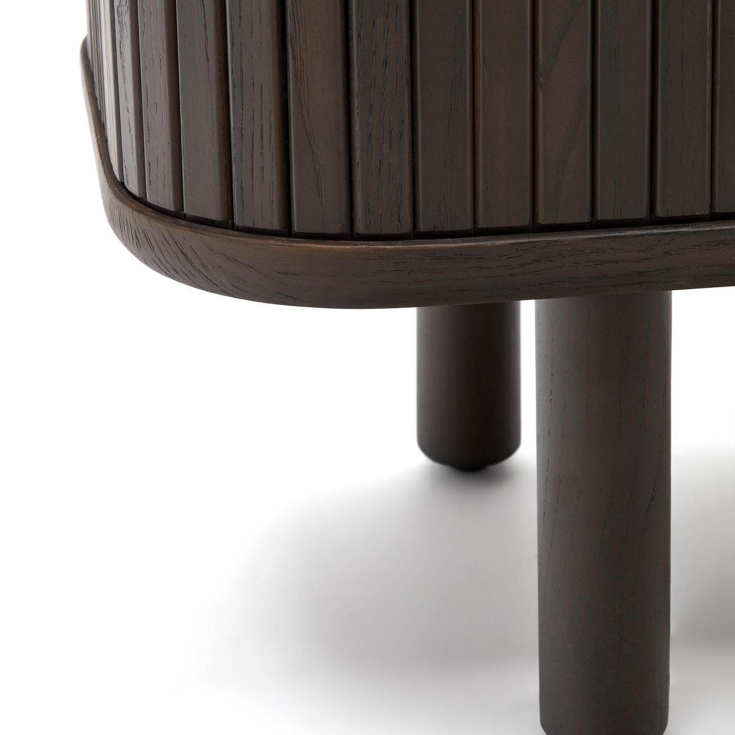Komoda MAILEN ciemnobrązowa okleina jesionowa La Forma Eye on Design