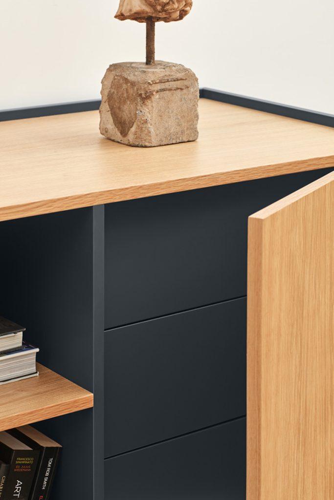 Komoda mała OTTO antracytowy Teulat Eye on Design