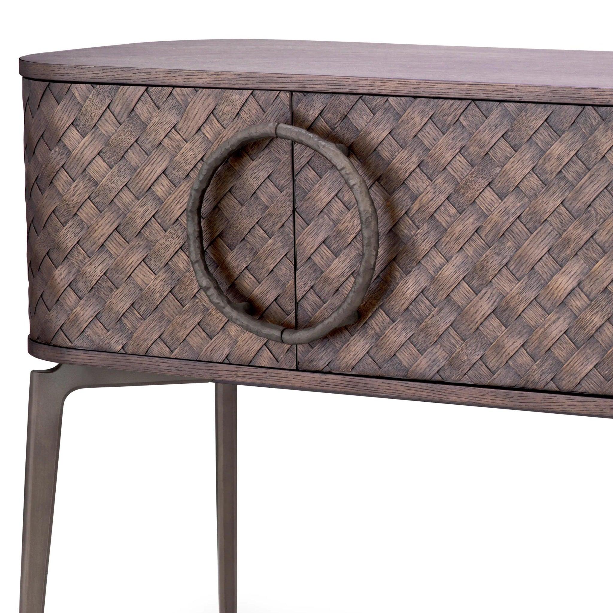 Komoda NILSSON brązowy fornir dębowy Eichholtz Eye on Design