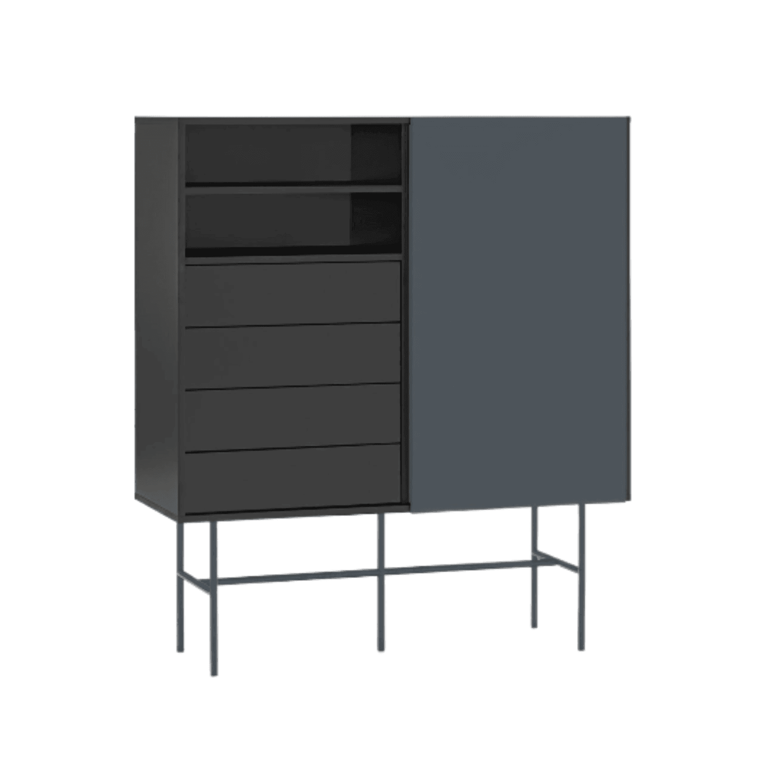 Komoda NUBE antracytowy Teulat Eye on Design