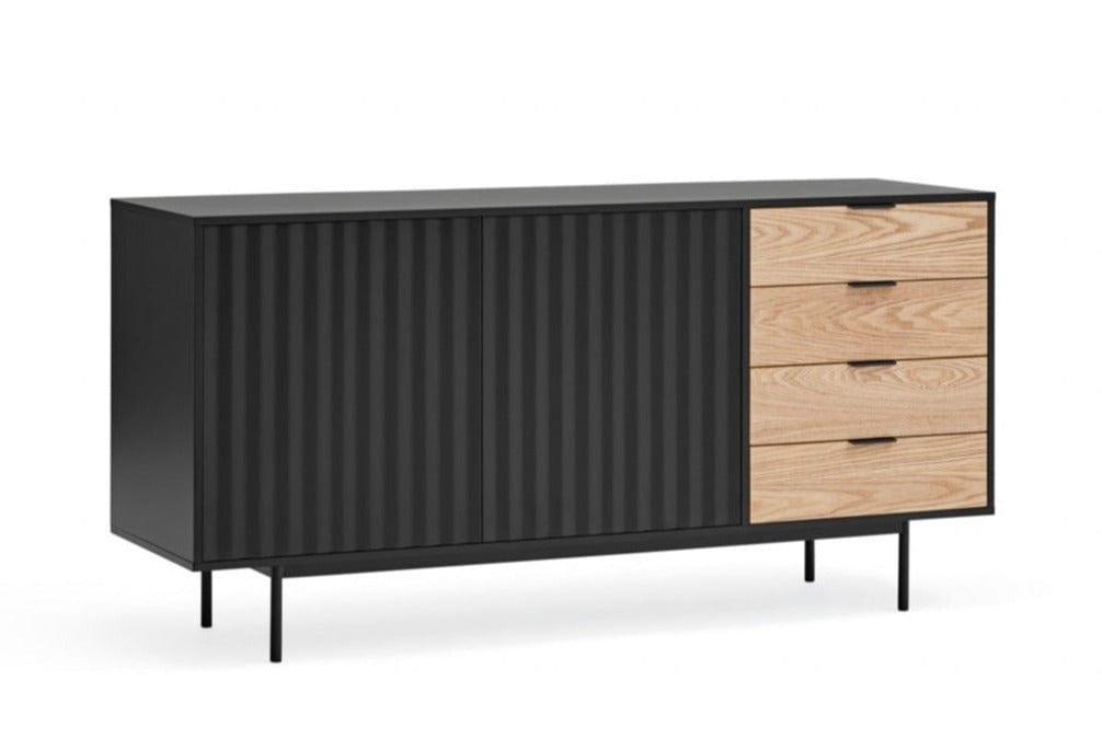 Komoda SIERRA 2D czarny Teulat Eye on Design