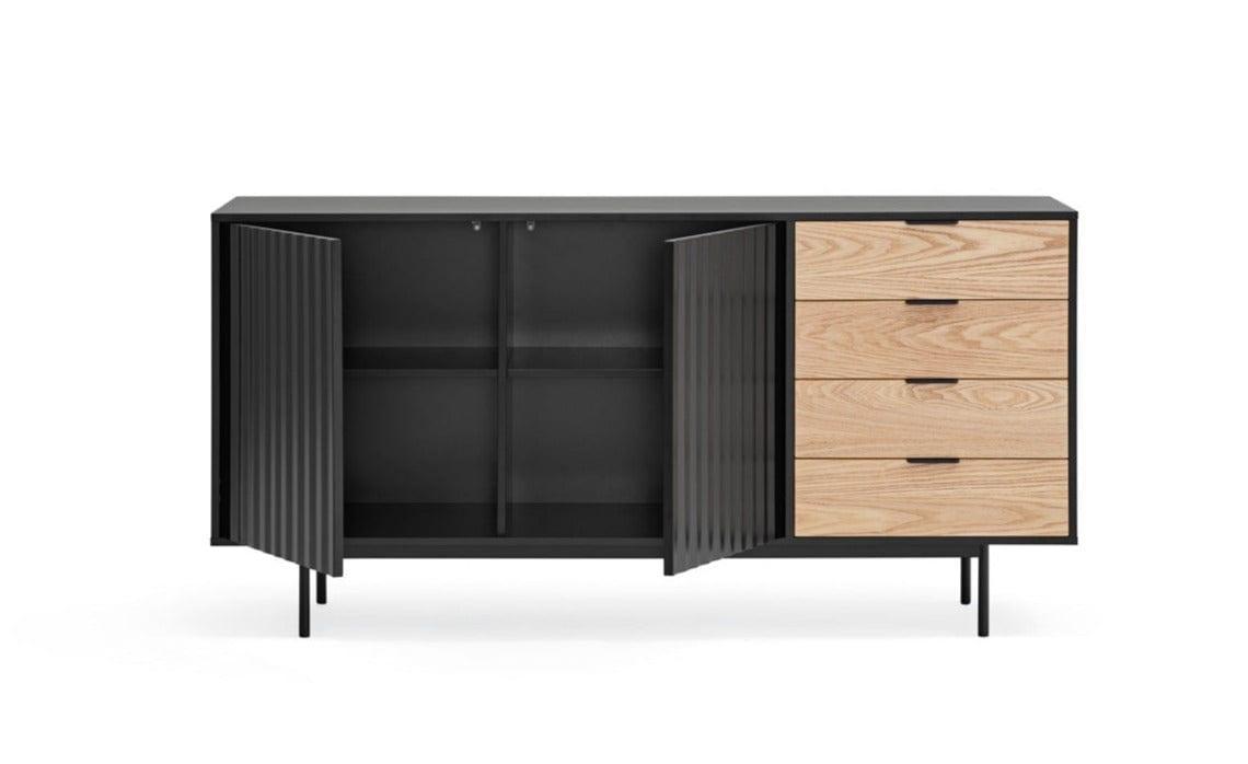 Komoda SIERRA 2D czarny Teulat Eye on Design