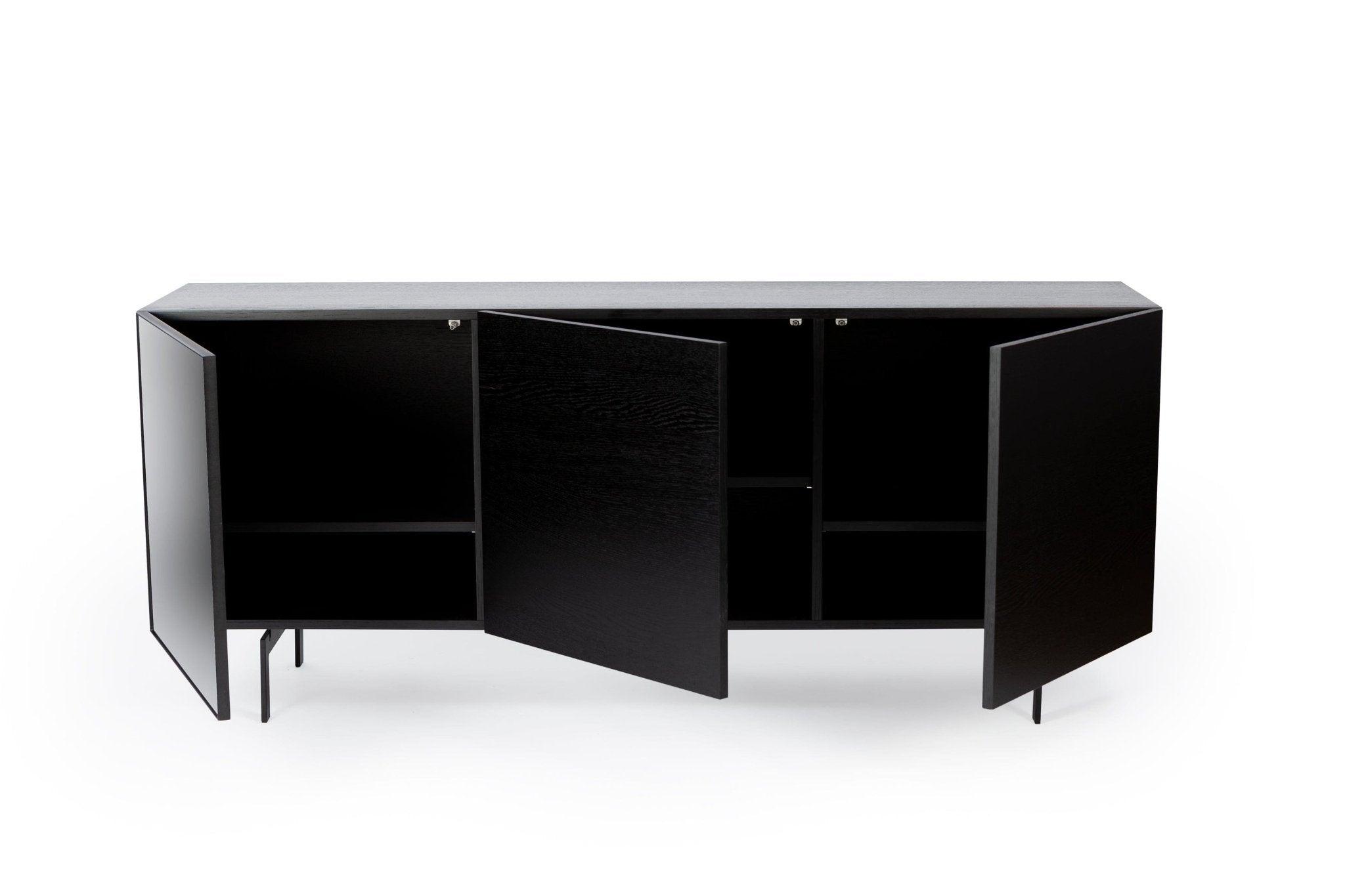 Komoda SPEGA czarny dąb Nordifra Eye on Design
