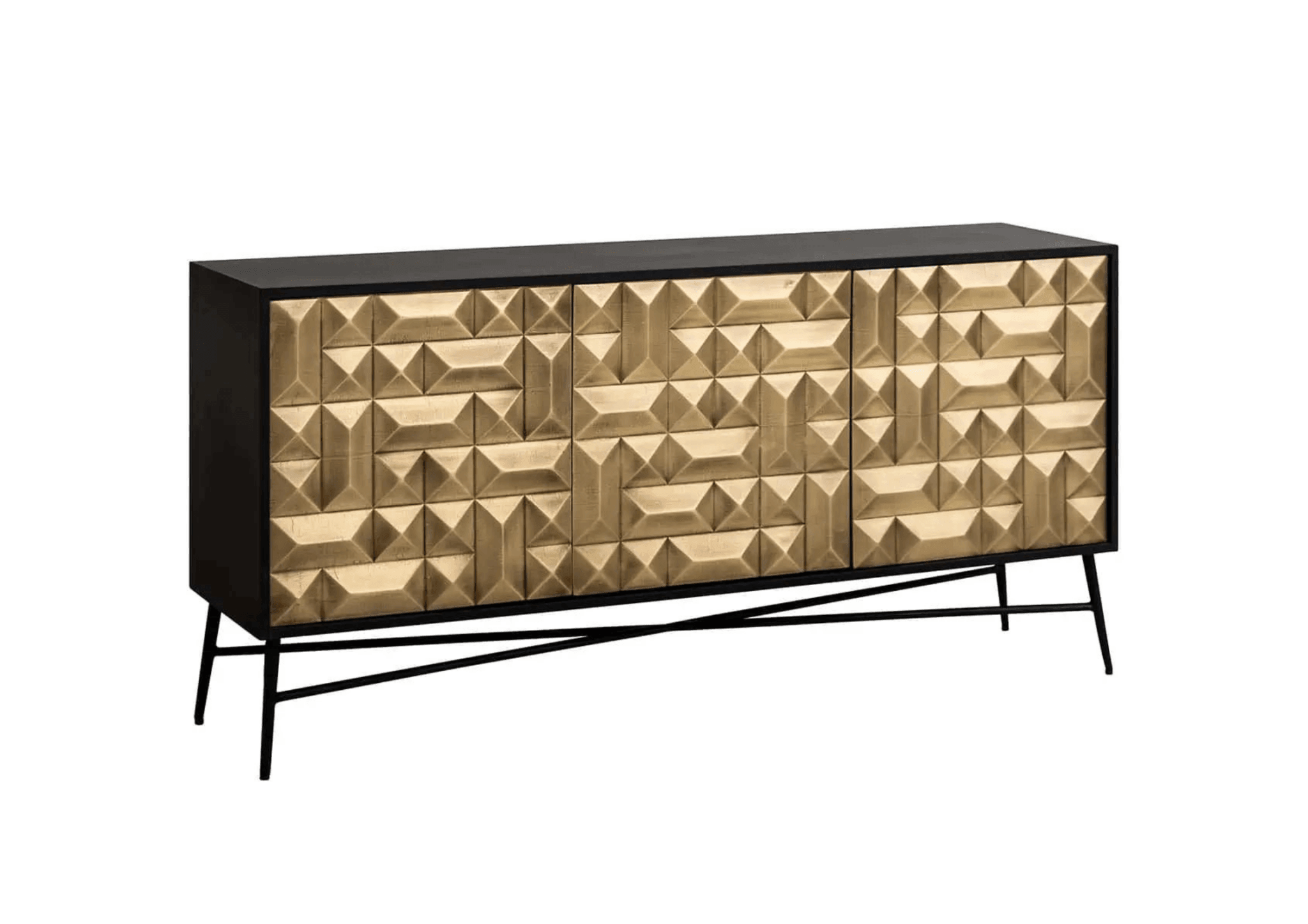 Komoda TETRO złoty Richmond Interiors Eye on Design