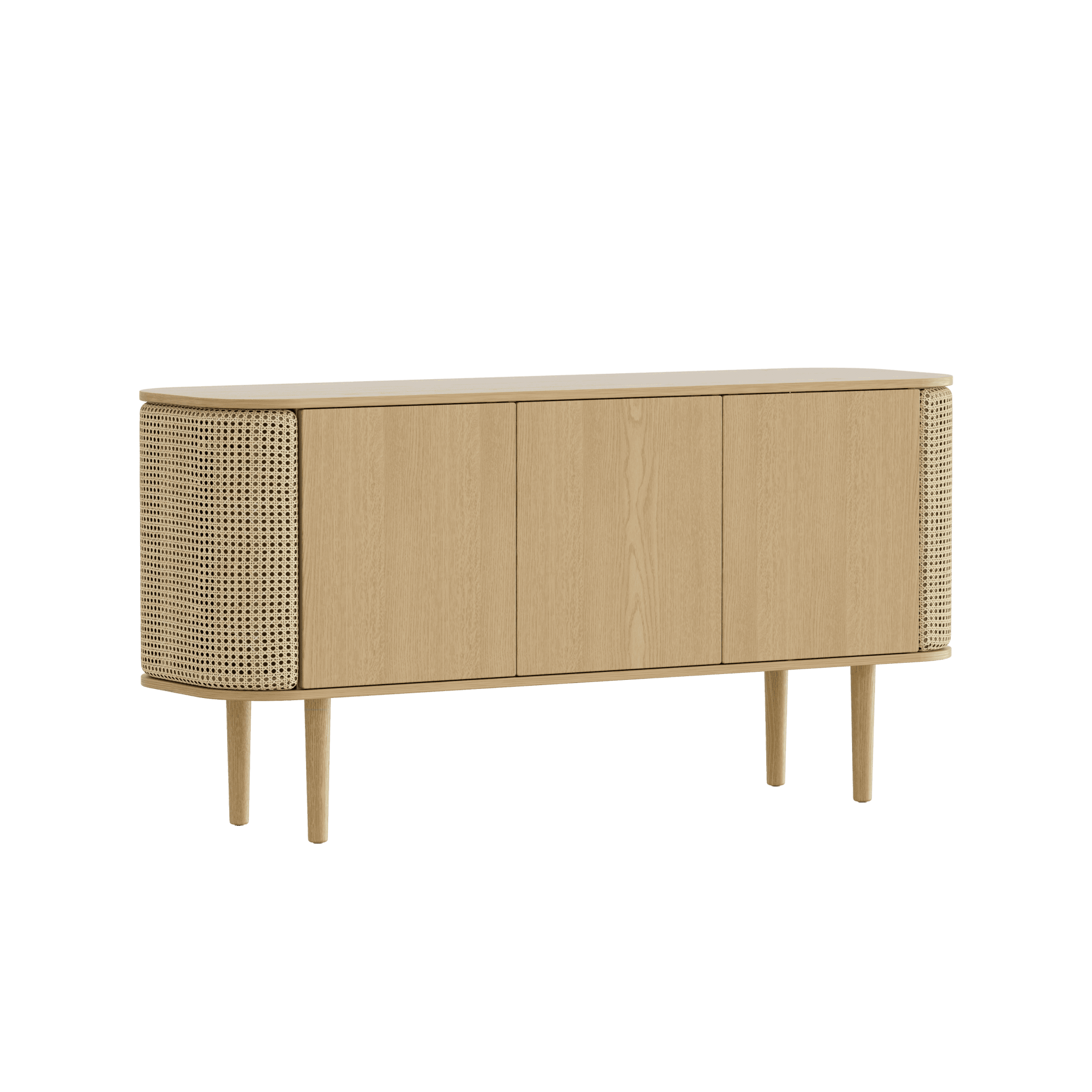 Komoda TREASURES rattan z dębem UMAGE Eye on Design