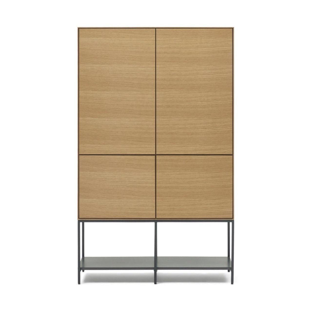 Komoda wysoka 4-drzwiowa VEDRANA fornir dębowy La Forma Eye on Design