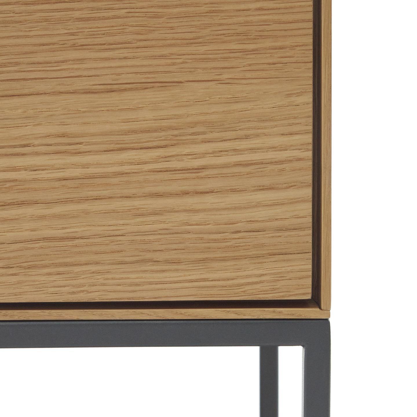 Komoda wysoka 4-drzwiowa VEDRANA fornir dębowy La Forma Eye on Design