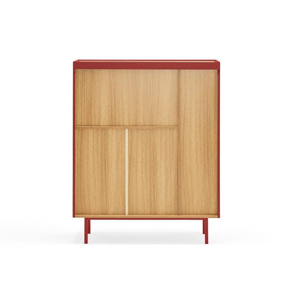 Komoda wysoka ARISTA czerwony Teulat Eye on Design
