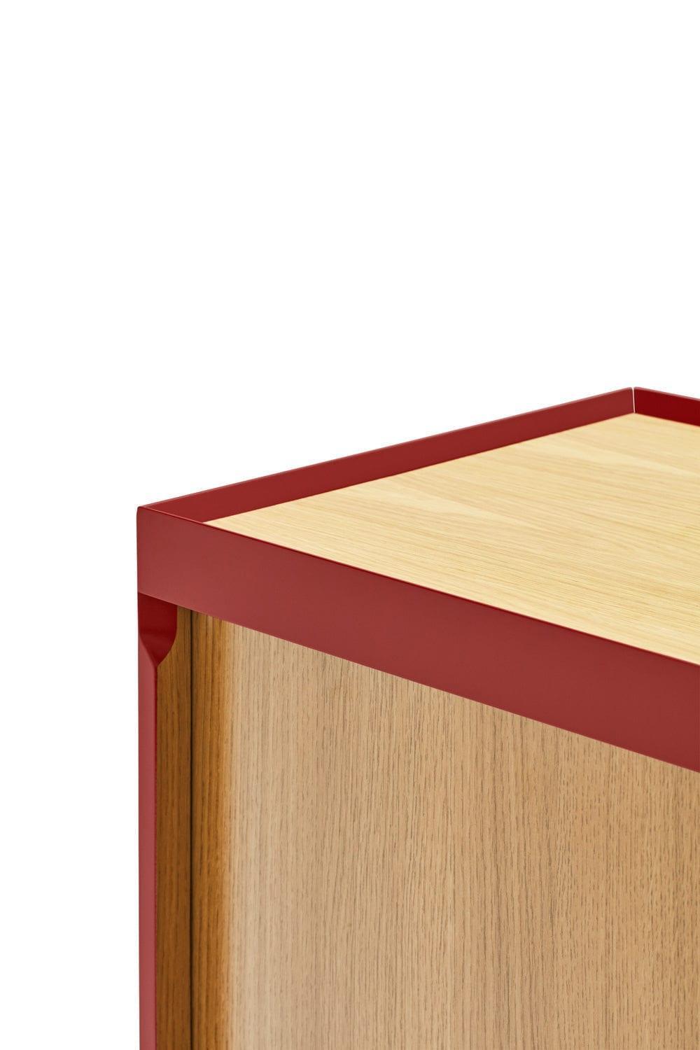 Komoda wysoka ARISTA czerwony Teulat Eye on Design