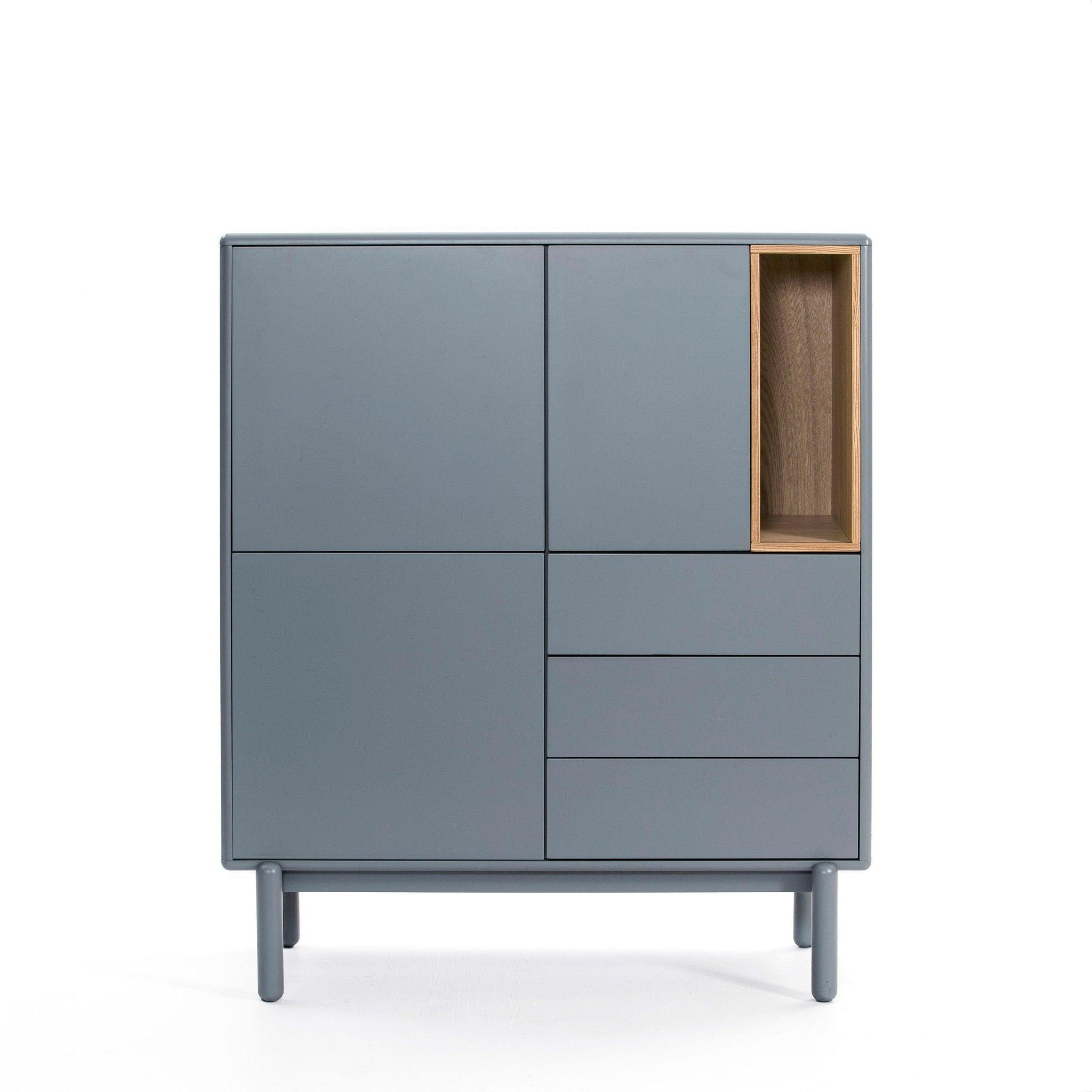 Komoda wysoka CORVO szary Teulat Eye on Design