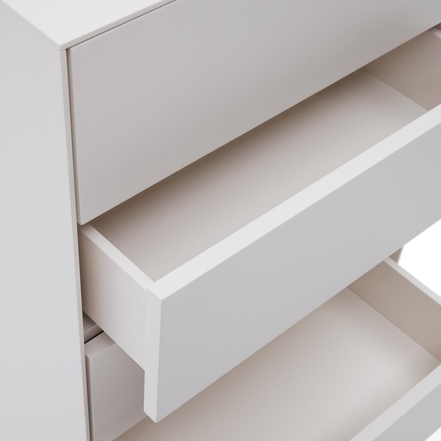 Komoda wysoka z szufladami VEDRANA biały La Forma Eye on Design