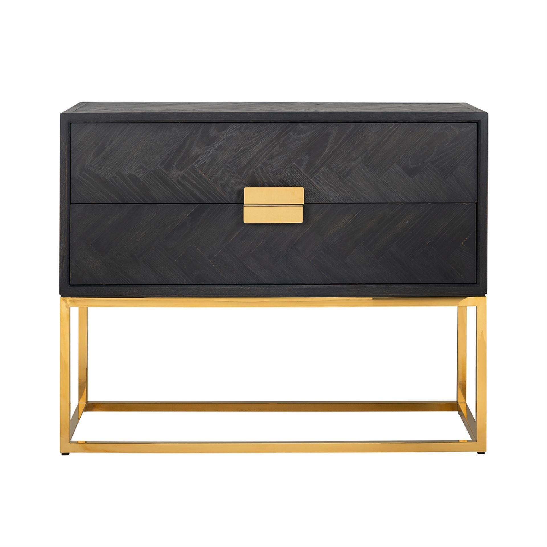 Komoda z szufladami BLACKBONE złoty Richmond Interiors Eye on Design