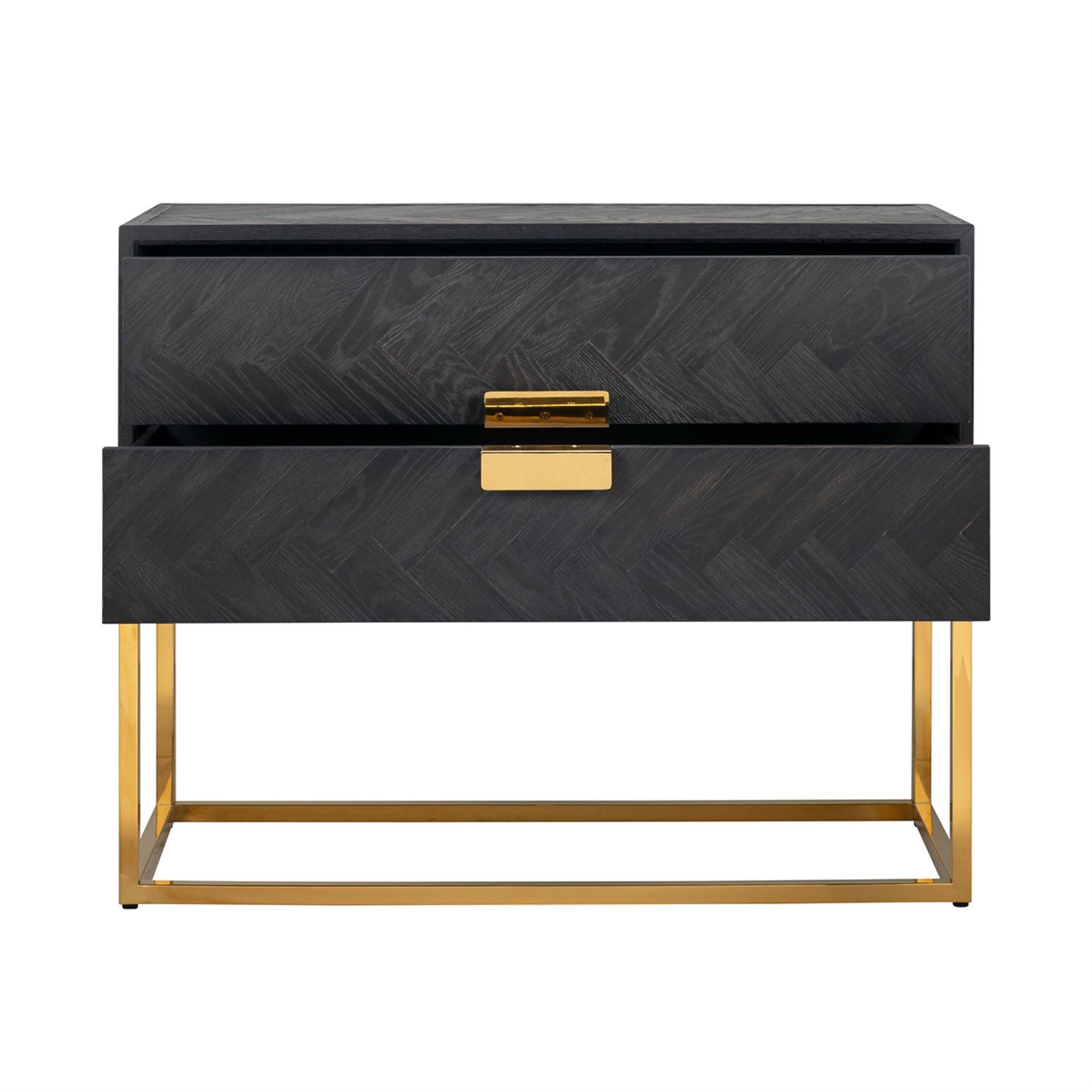 Komoda z szufladami BLACKBONE złoty Richmond Interiors Eye on Design