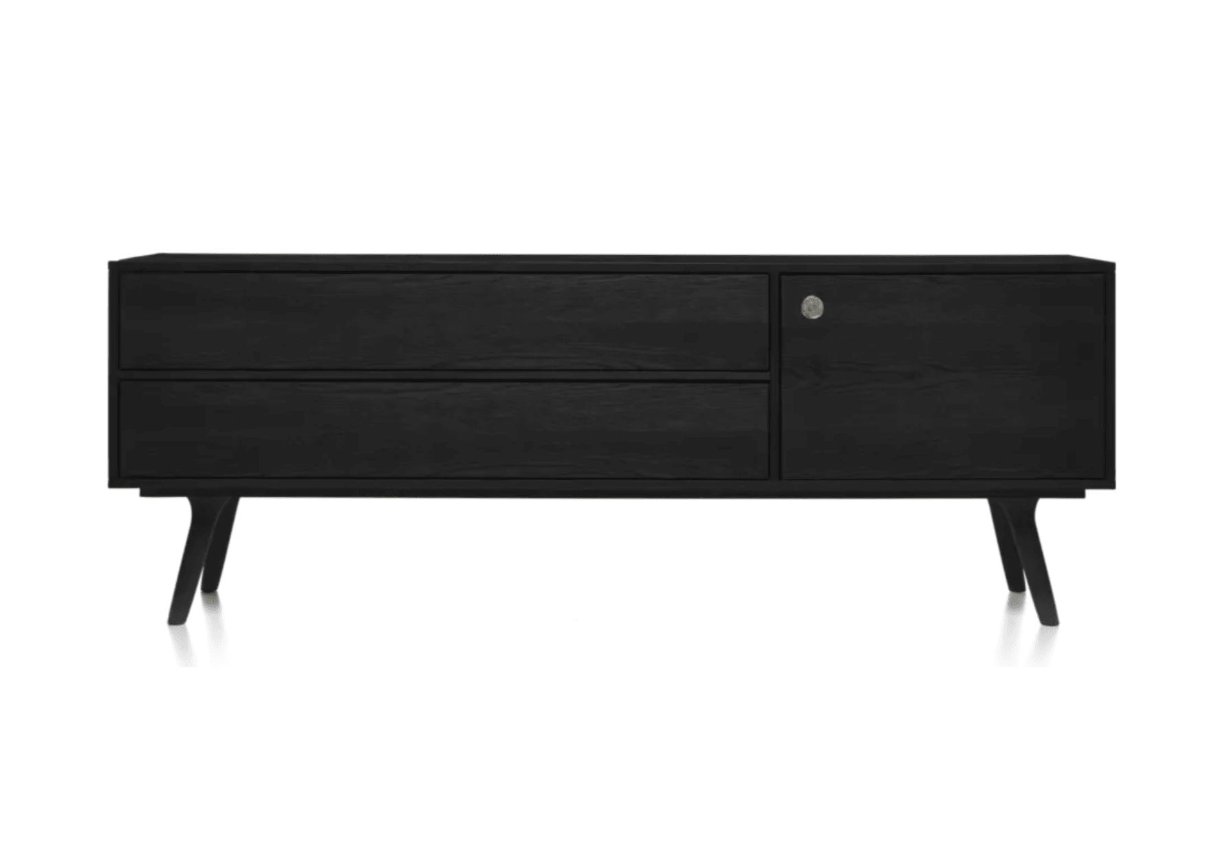 Komoda ZIO lity dąb czarny Moooi Eye on Design