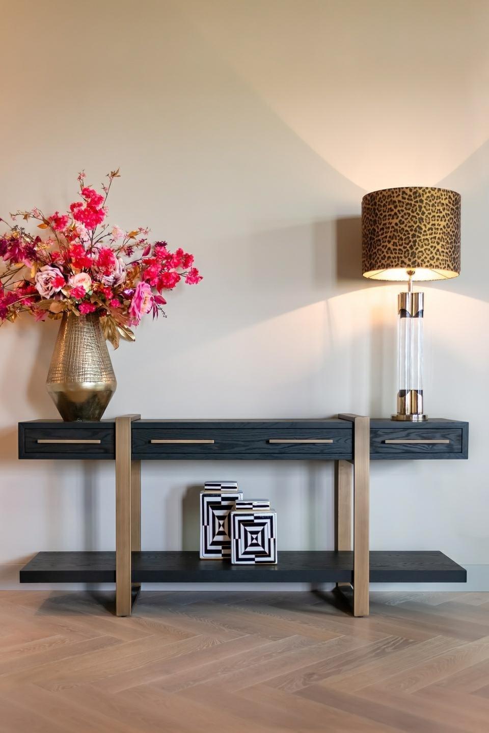 Konsola CAMBON mosiężny Richmond Interiors Eye on Design