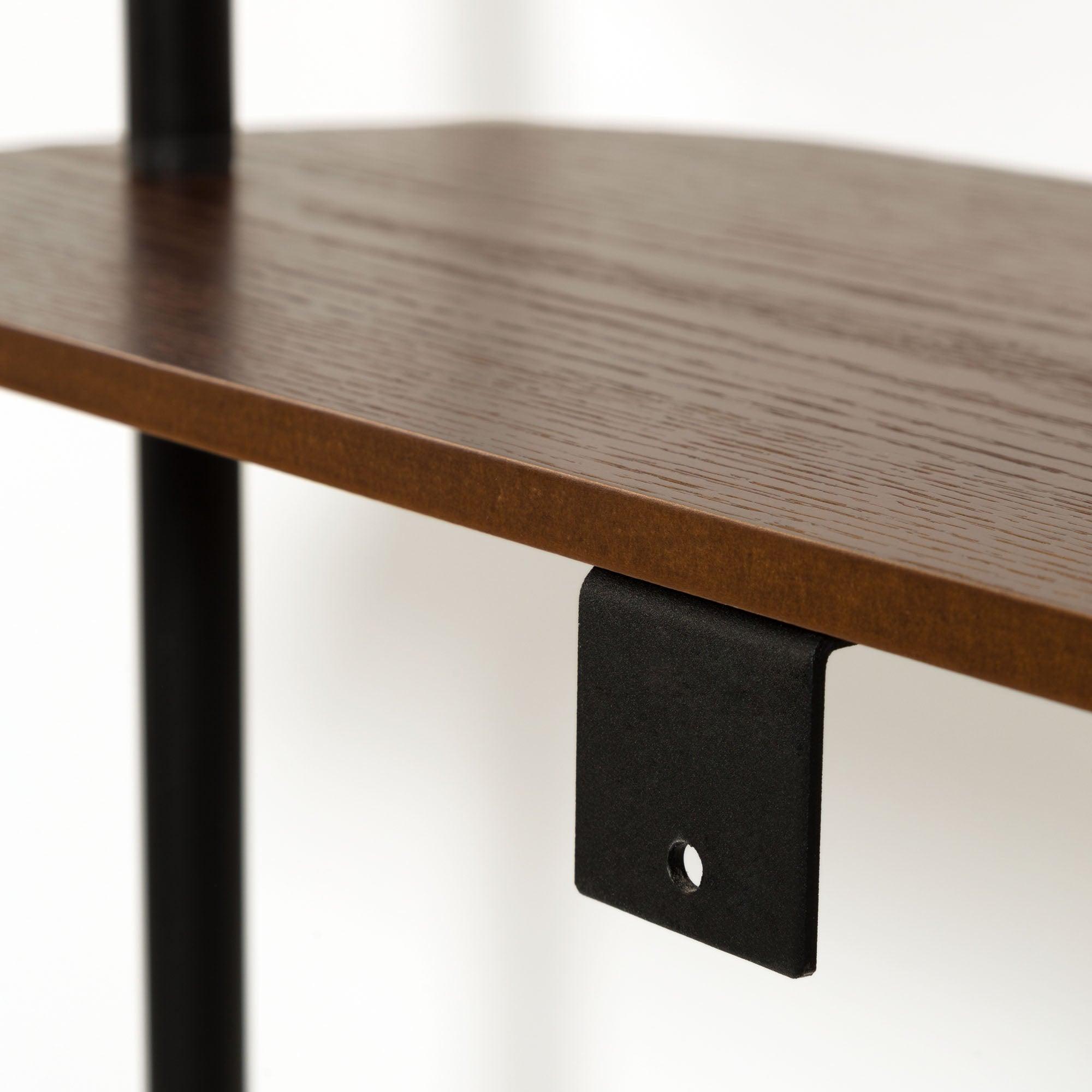 Konsola MARCOLINA fornir dębowy z czarną podstawą La Forma Eye on Design