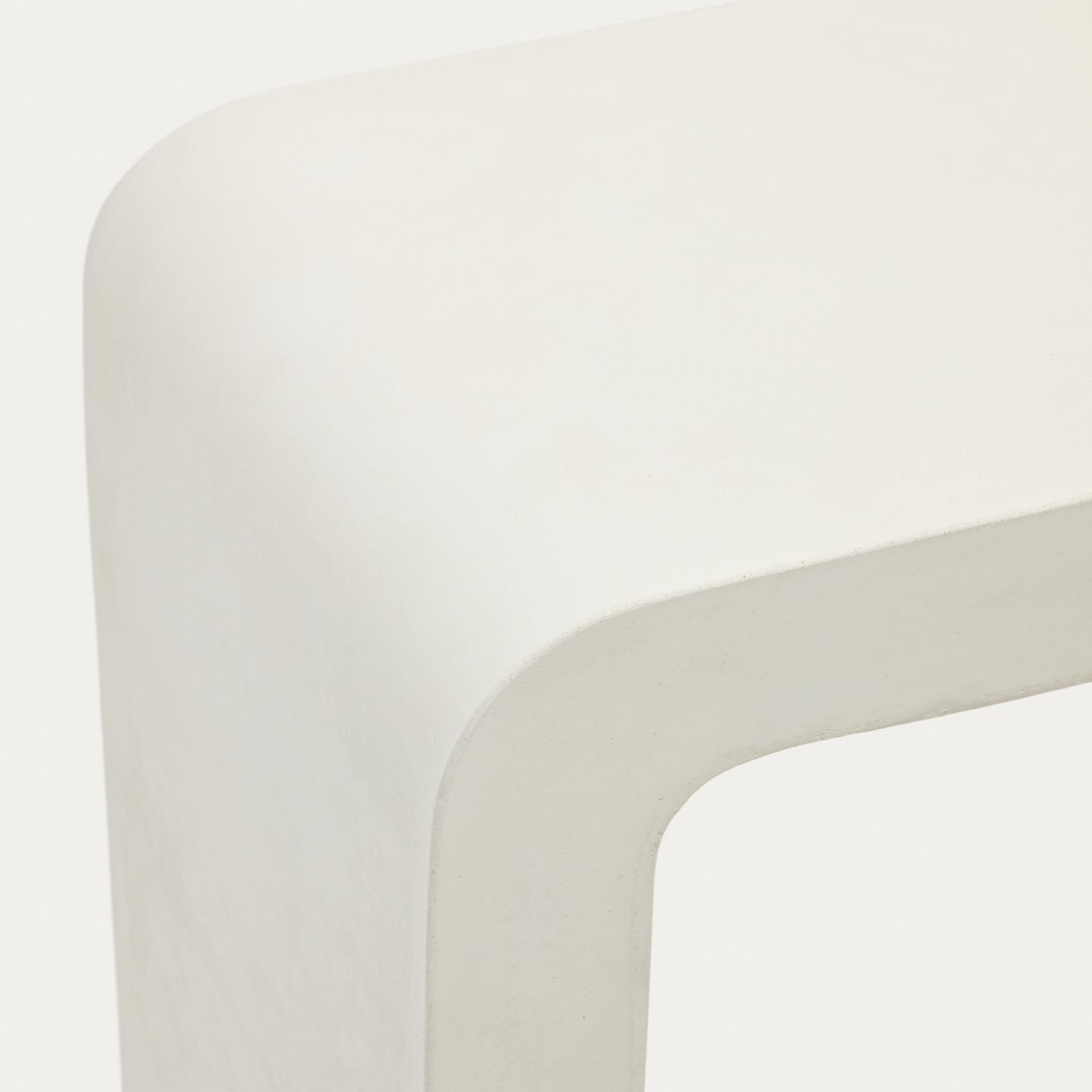 Konsola z cementu AIGUABLAVA biały La Forma Eye on Design