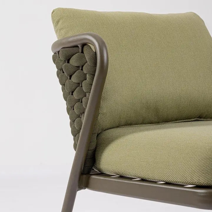 HARLOW olive outdoor chair