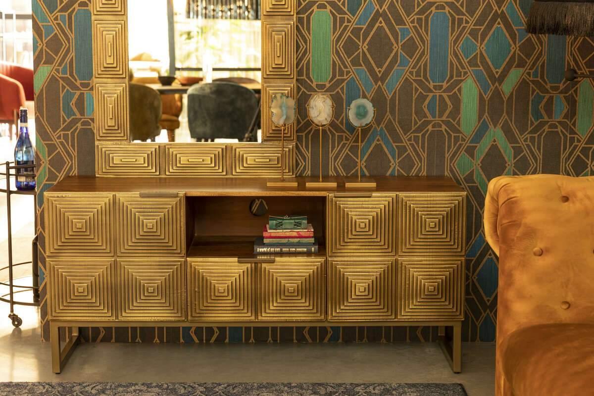 Kredens VOLAN drewno mango Dutchbone Eye on Design