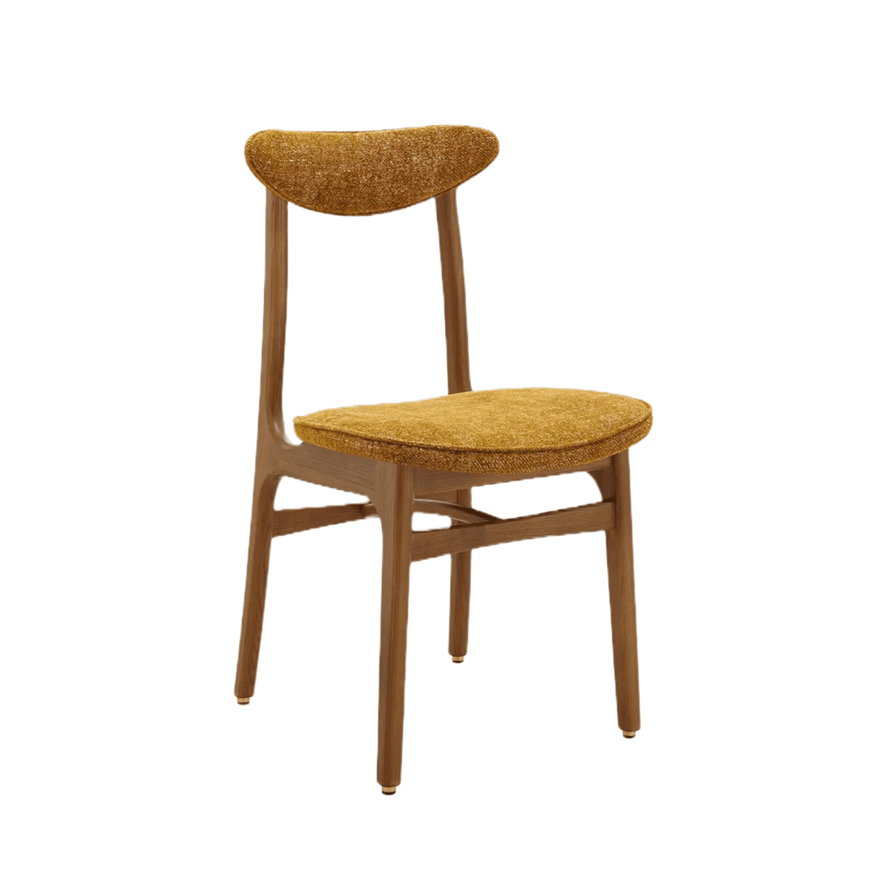 Krzesło 200-190 żółty w tkaninie Marble Mustard 366 concept Eye on Design