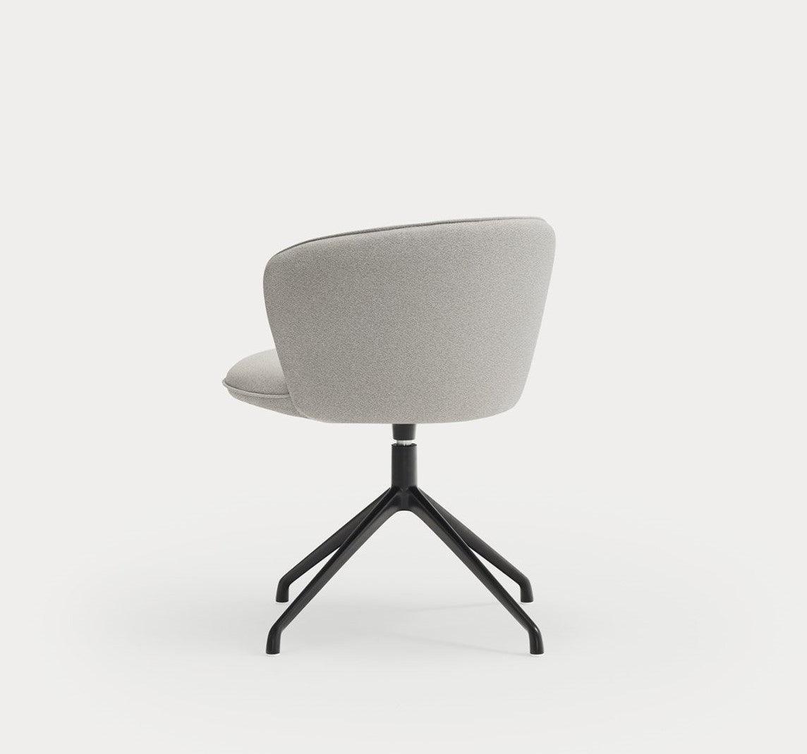 Krzesło ADD szary z czarną podstawą Teulat Eye on Design