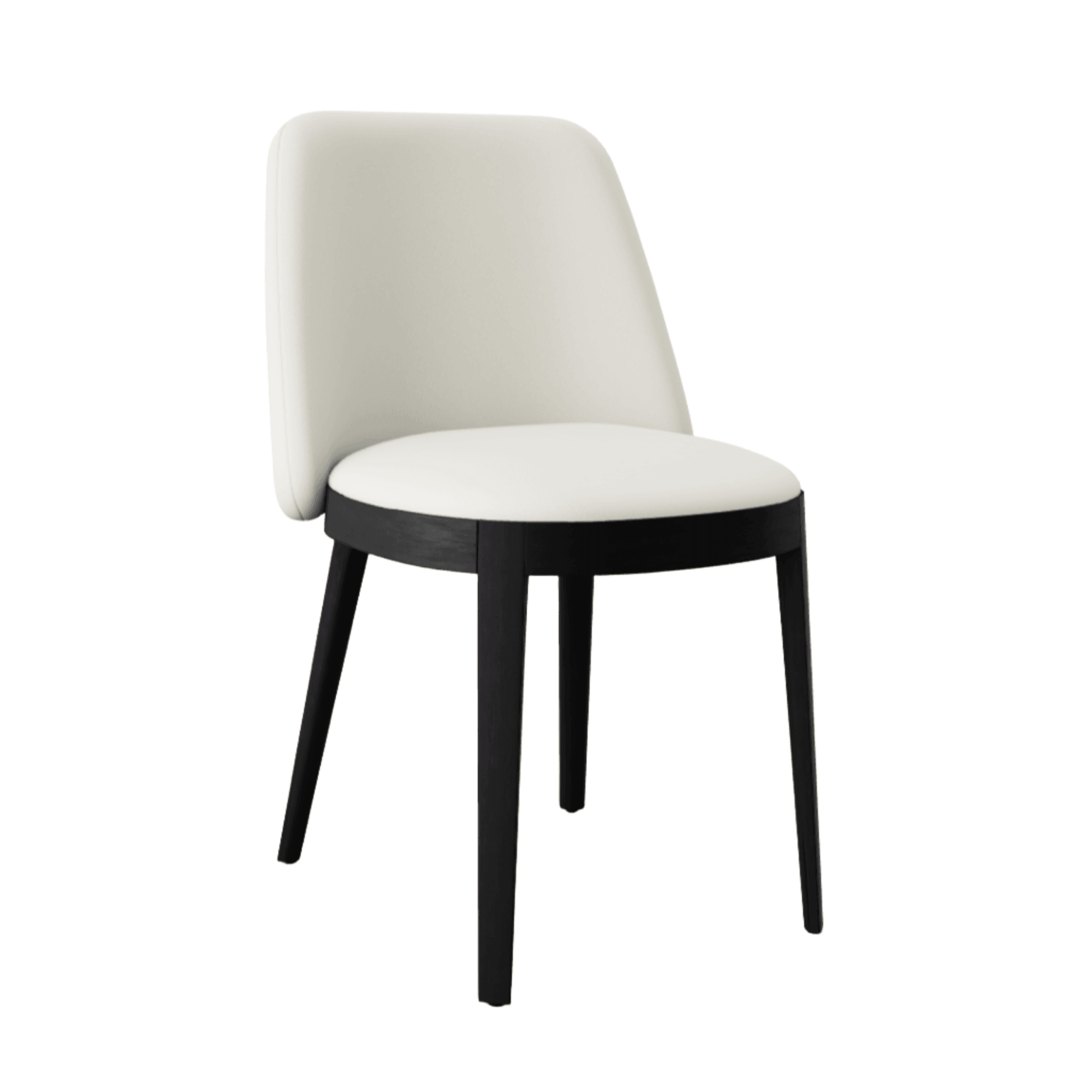 Krzesło ADÈL boucle kremowy Calligaris matowa czerń Eye on Design