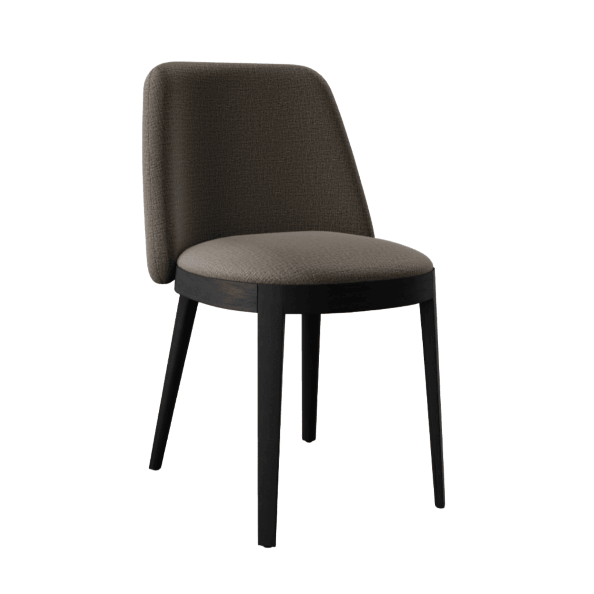 Krzesło ADÈL melanż szary Calligaris matowa czerń Eye on Design