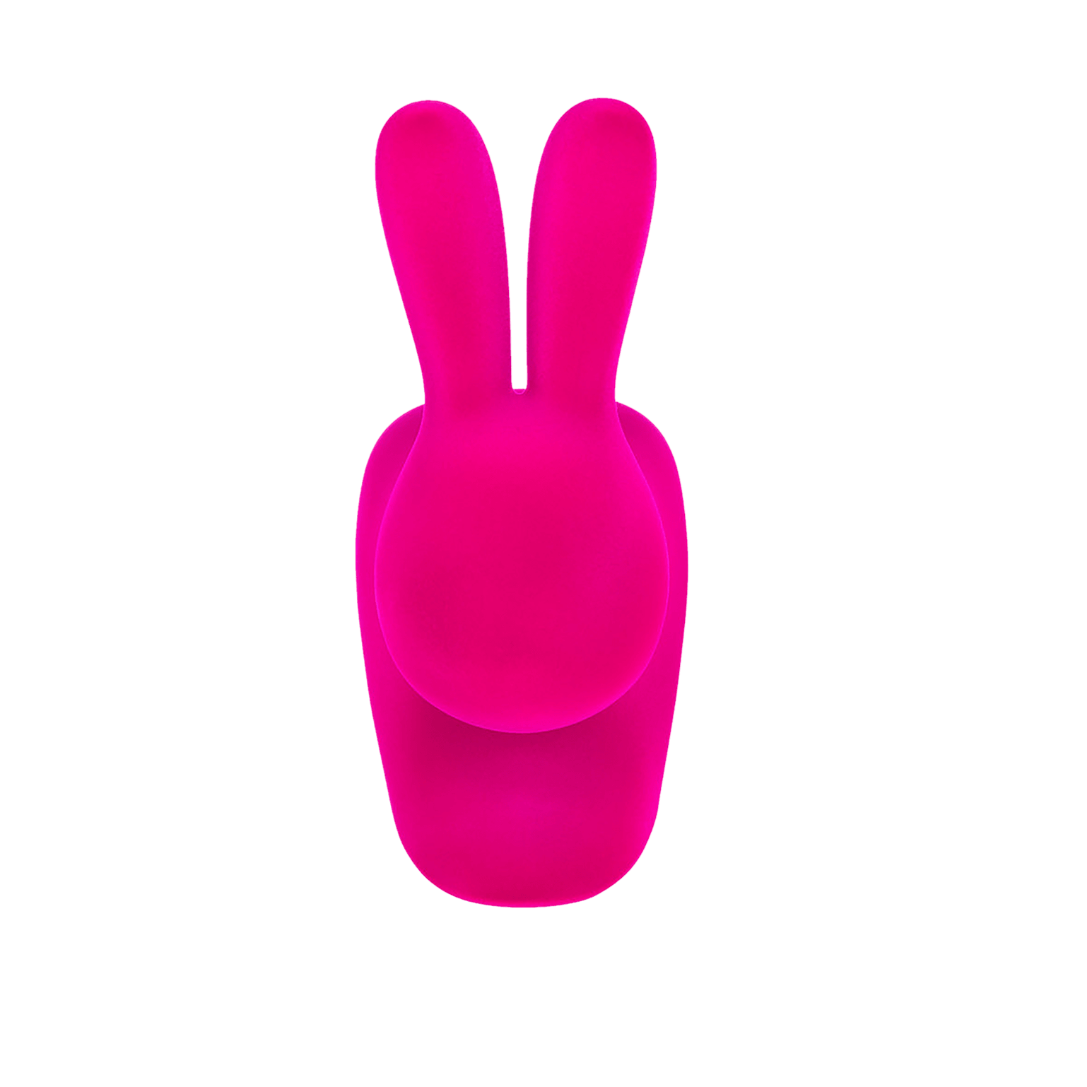 Krzesło BABY RABBIT VELVET fuksja Qeeboo Eye on Design