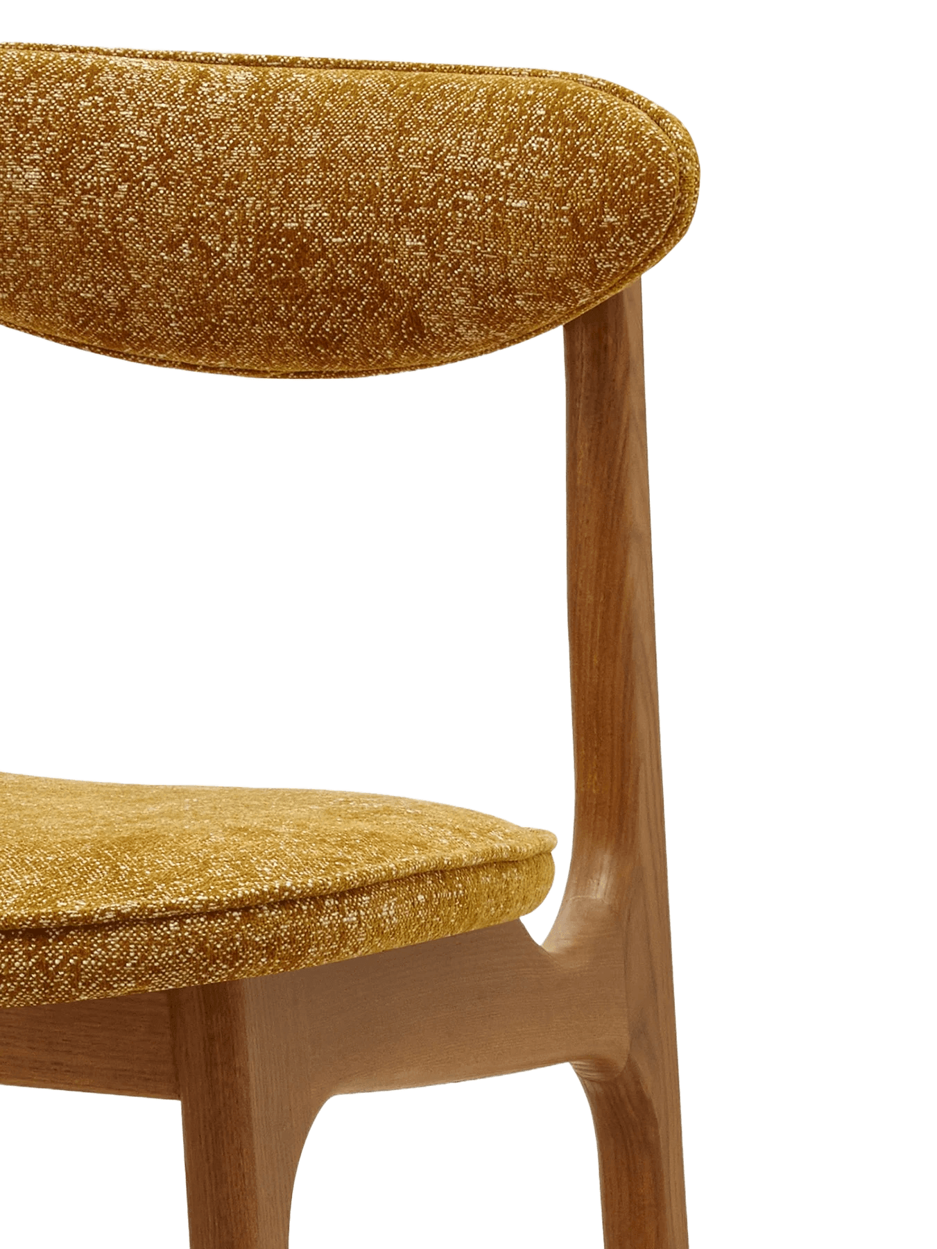 Krzesło barowe 200-190 żółty w tkaninie Marble Mustard 366 concept Eye on Design