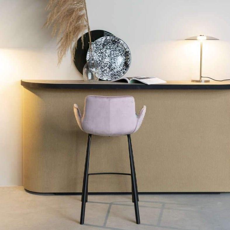 Krzesło barowe BRIT różowy Zuiver Eye on Design
